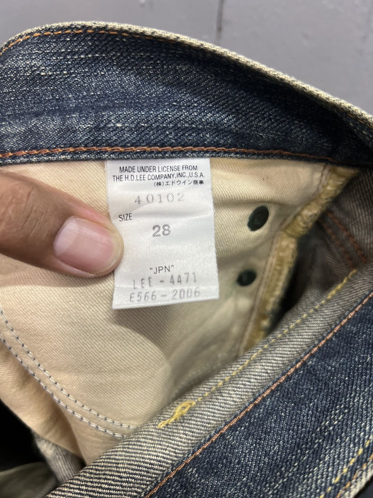 Lee VINTAGE LEE RIDERS FLARE DENIM JEANS SIZE 30 Size US 30 / EU 46 - 9 Thumbnail