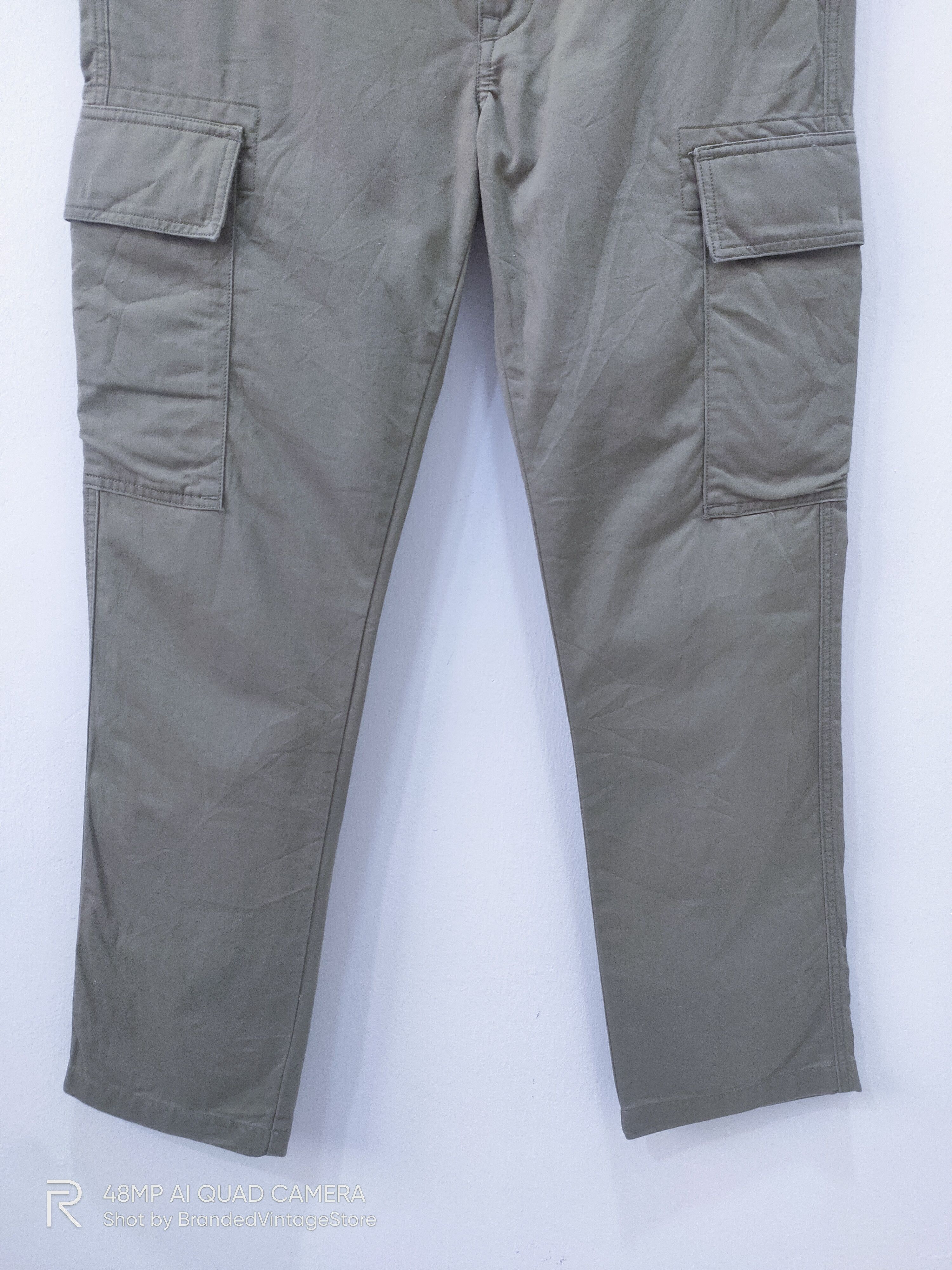 Banana Republic × Japanese Brand × OVER THE STRiPES FW12 BANANA REPUBLIC Rare Multipocket Tactical Cargo Pants Size US 31 - 5 Thumbnail