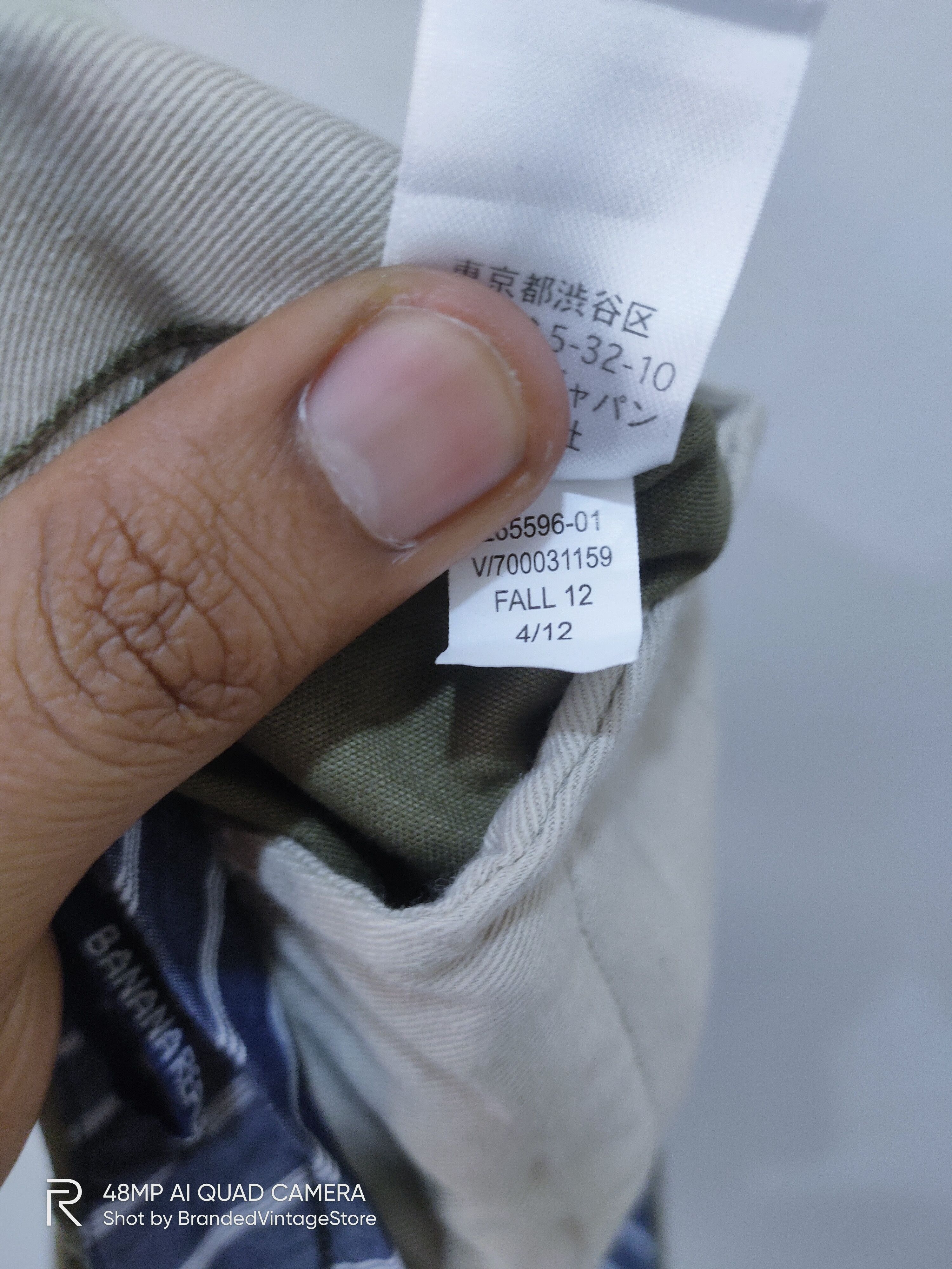 Banana Republic × Japanese Brand × OVER THE STRiPES FW12 BANANA REPUBLIC Rare Multipocket Tactical Cargo Pants Size US 31 - 20 Thumbnail