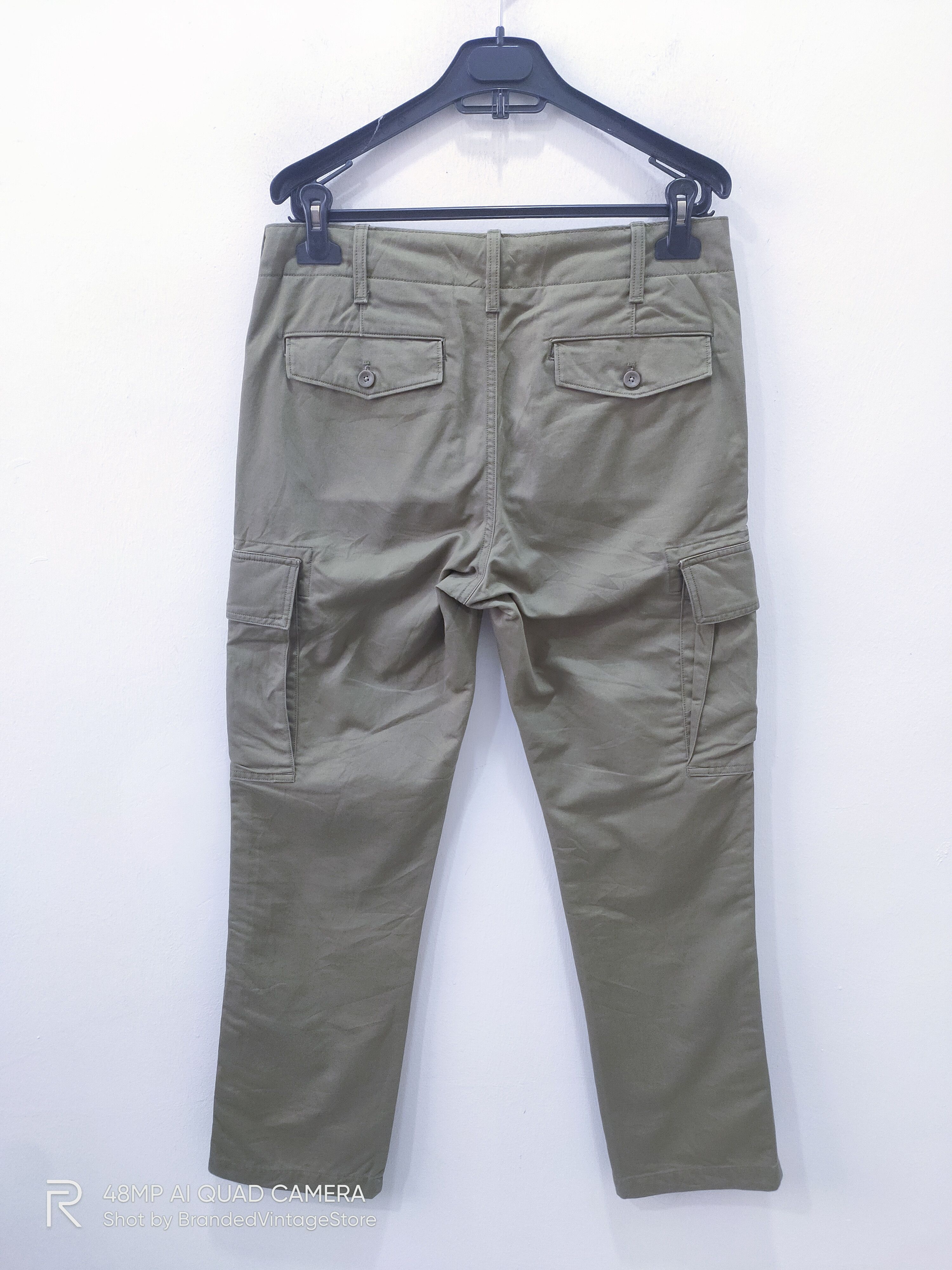 Banana Republic × Japanese Brand × OVER THE STRiPES FW12 BANANA REPUBLIC Rare Multipocket Tactical Cargo Pants Size US 31 - 2 Thumbnail