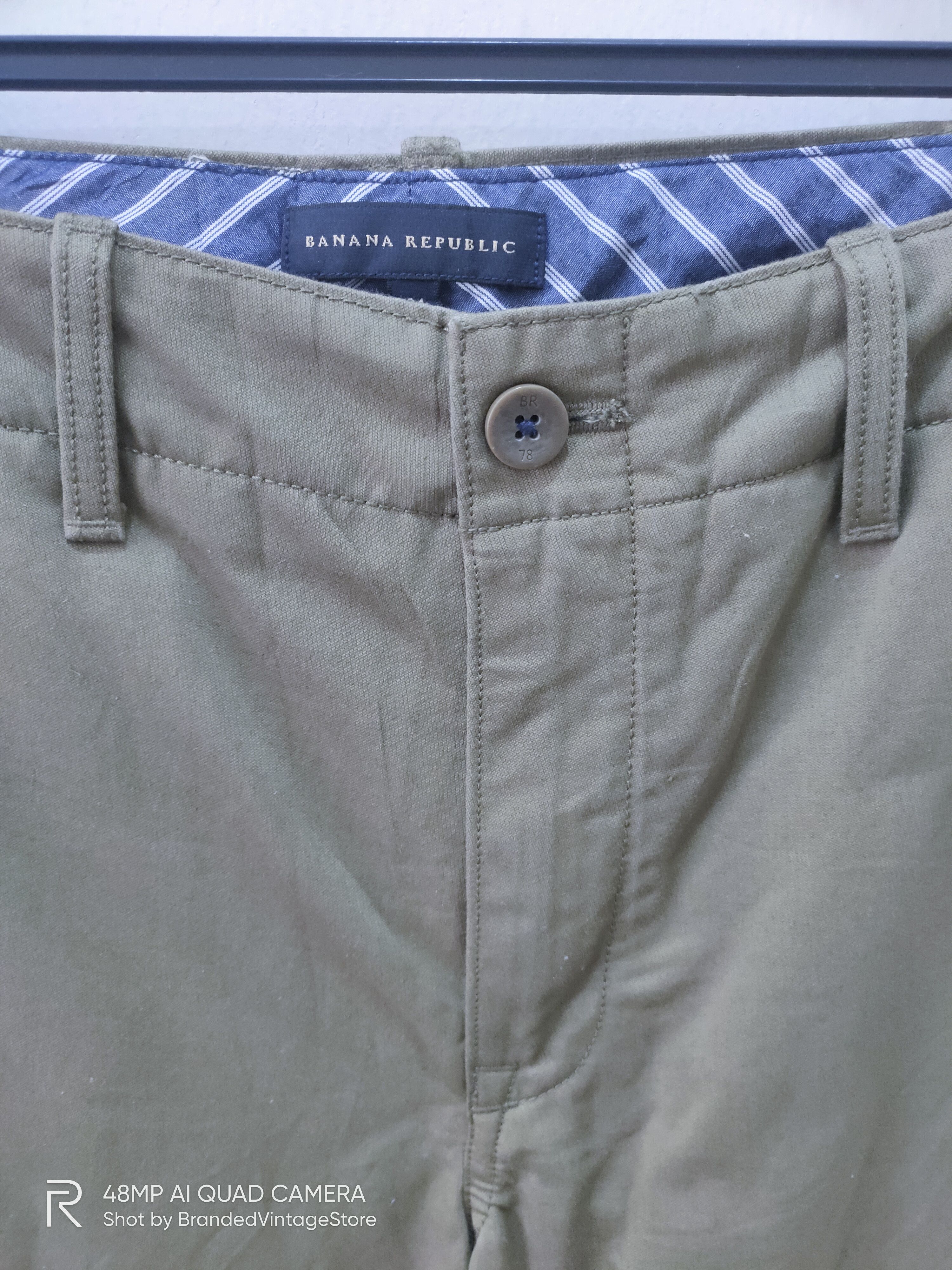 Banana Republic × Japanese Brand × OVER THE STRiPES FW12 BANANA REPUBLIC Rare Multipocket Tactical Cargo Pants Size US 31 - 7 Thumbnail