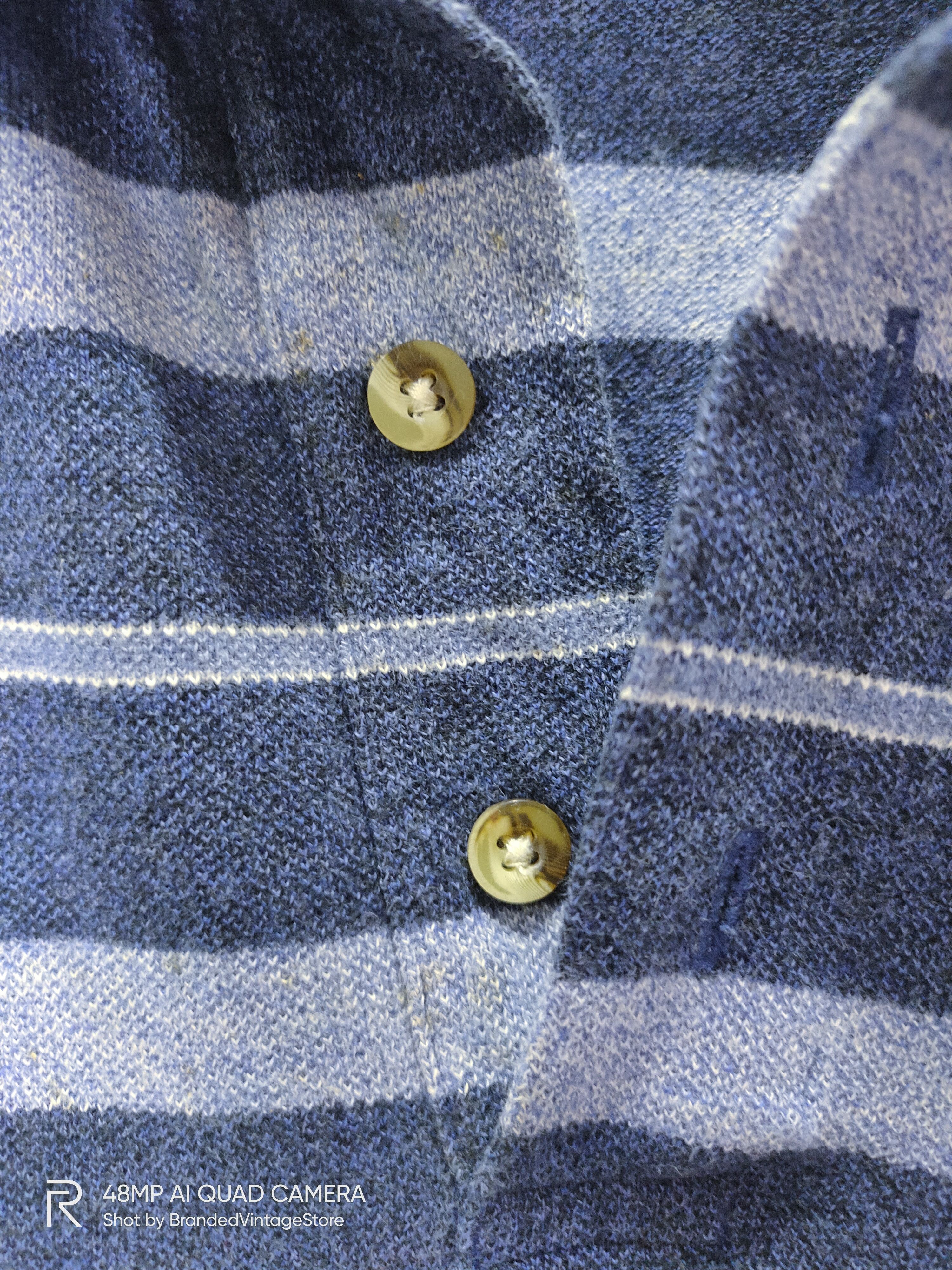 Beverly Hills Polo Club × California Republic × Vintage Vintage BEVERLY HILL POLO CLUB HalfButton Stripe Sweatshirt Size US L / EU 52-54 / 3 - 5 Thumbnail