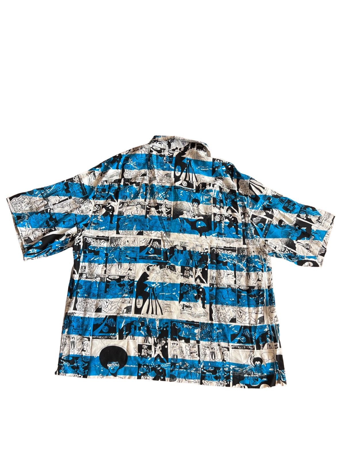 Prada PRADA 2018 COMIC BLUE SHIRT Size US L / EU 52-54 / 3 - 2 Thumbnail