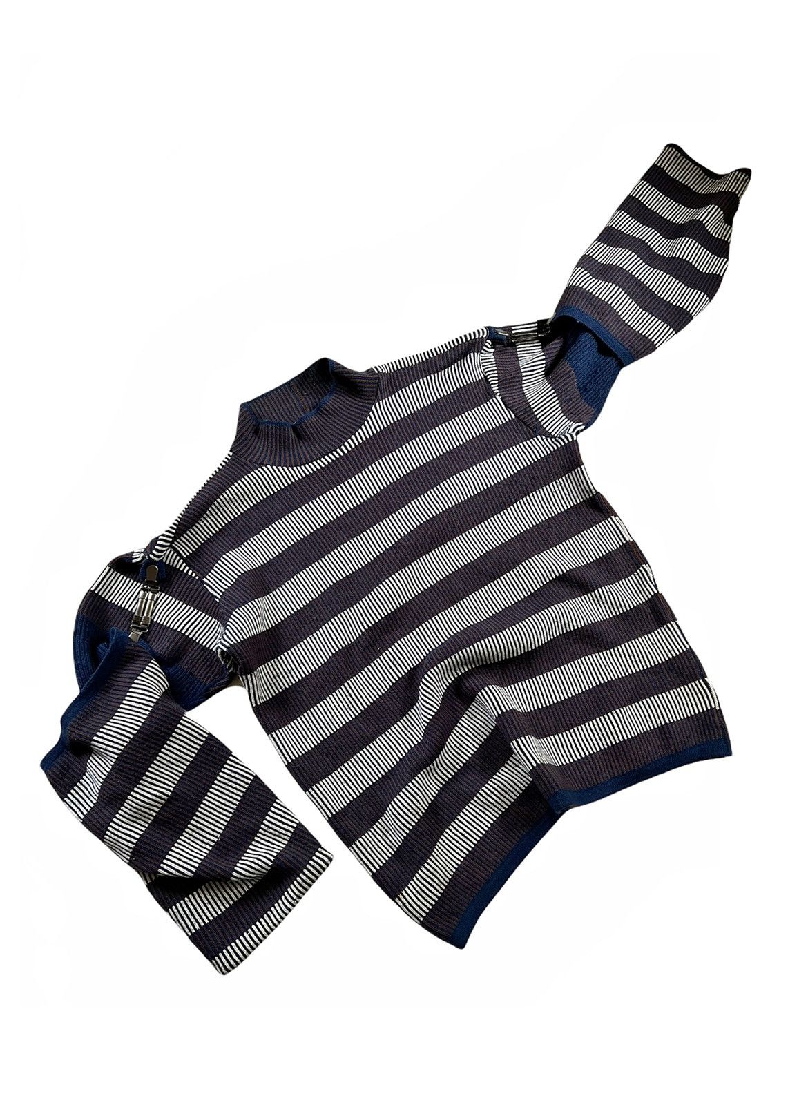 Issey Miyake 1980’s GIANT Spring Clip Sweater Size US L / EU 52-54 / 3 - 4 Thumbnail