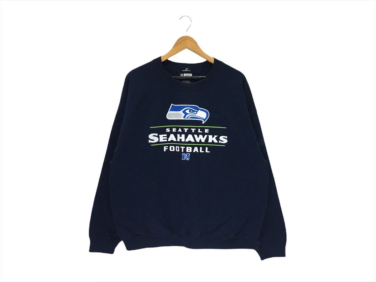 NFL × Vintage Vintage Seattle Seahawks NFL Football Team Sweatshirt Size US L / EU 52-54 / 3 - 1 Thumbnail