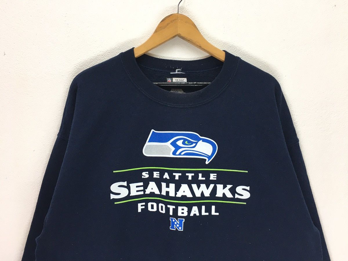 NFL × Vintage Vintage Seattle Seahawks NFL Football Team Sweatshirt Size US L / EU 52-54 / 3 - 2 Thumbnail