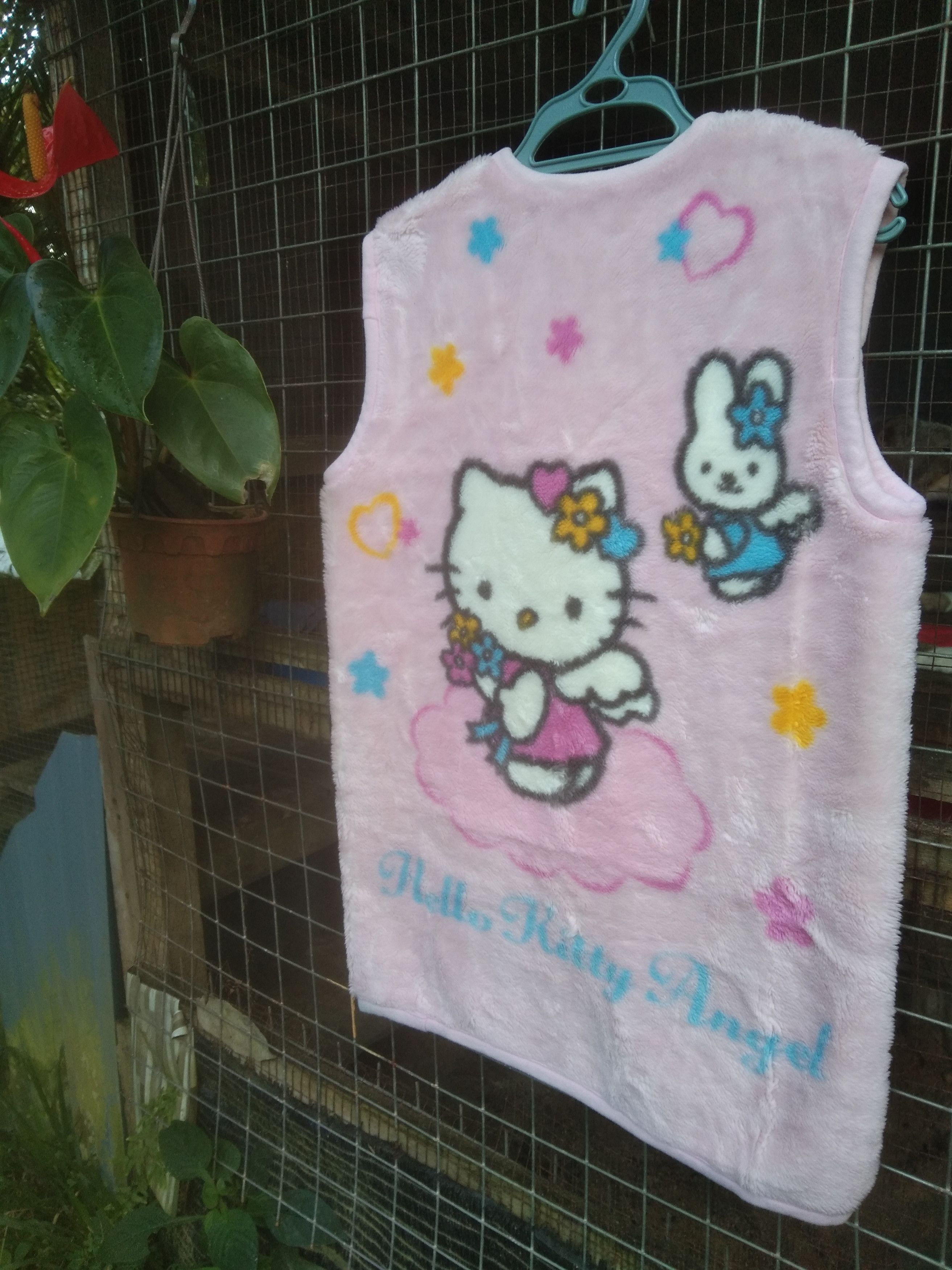 Japanese Brand HELLO KITTY SOFT & SMOOTH SLEEVELESS JACKET Size M / US 6-8 / IT 42-44 - 4 Thumbnail