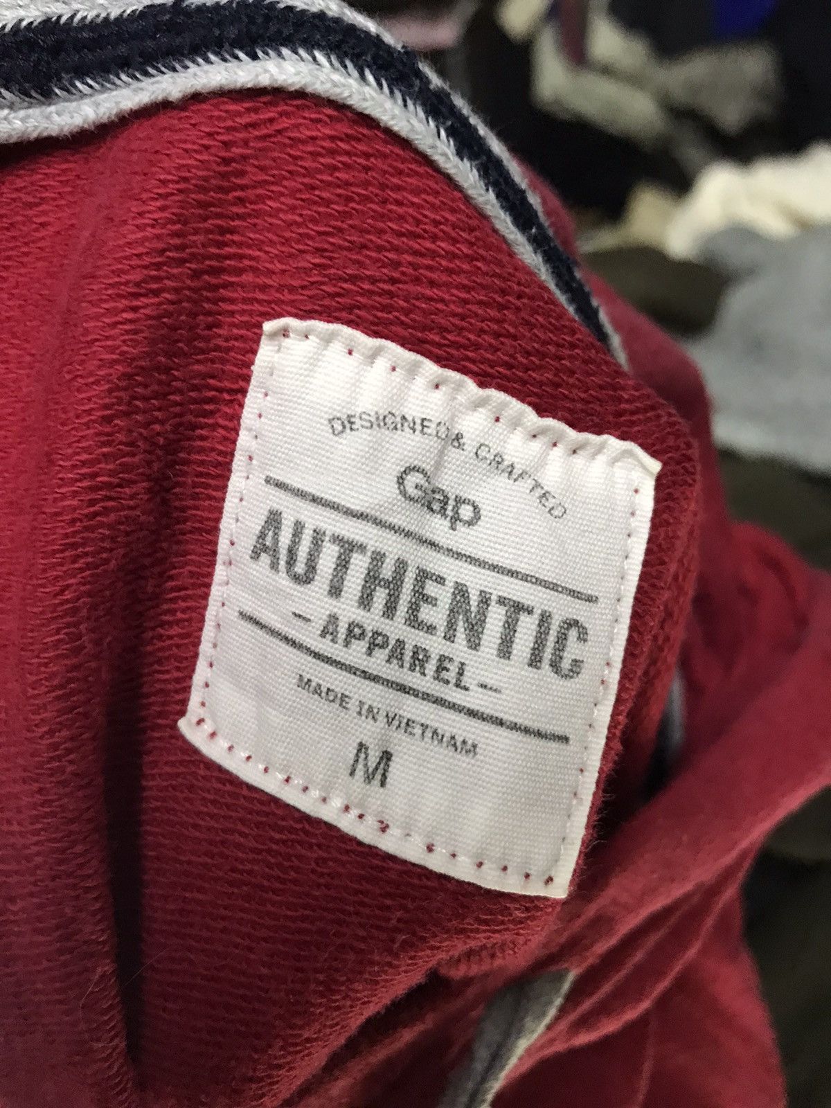 Gap Gap authentic apparel spellout zipper hoodie Size US M / EU 48-50 / 2 - 3 Thumbnail