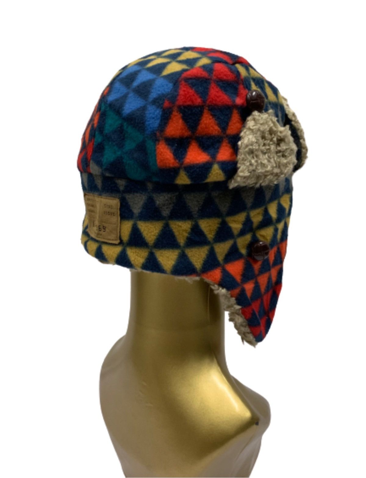 Art Comes First × Gap GAP Kids New York Aztec Multicolor Aviator Hats Size ONE SIZE - 4 Thumbnail