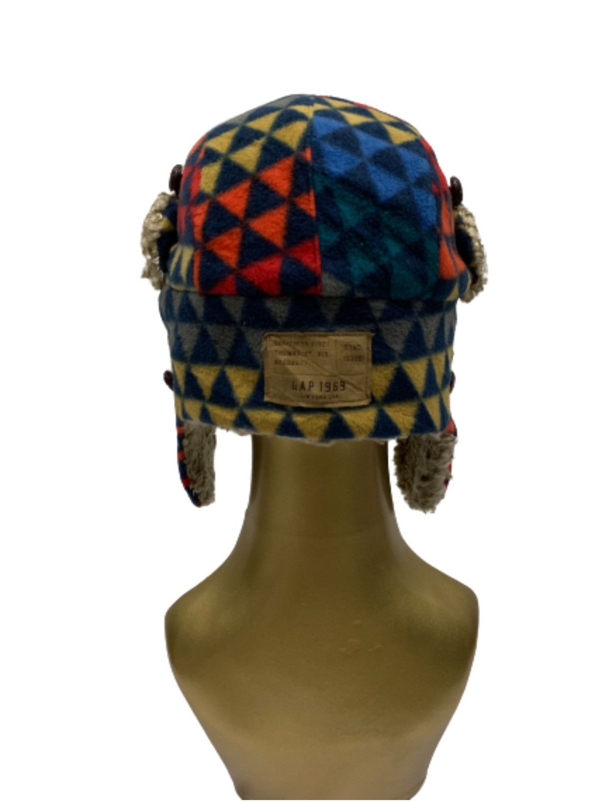 Art Comes First × Gap GAP Kids New York Aztec Multicolor Aviator Hats Size ONE SIZE - 5 Thumbnail