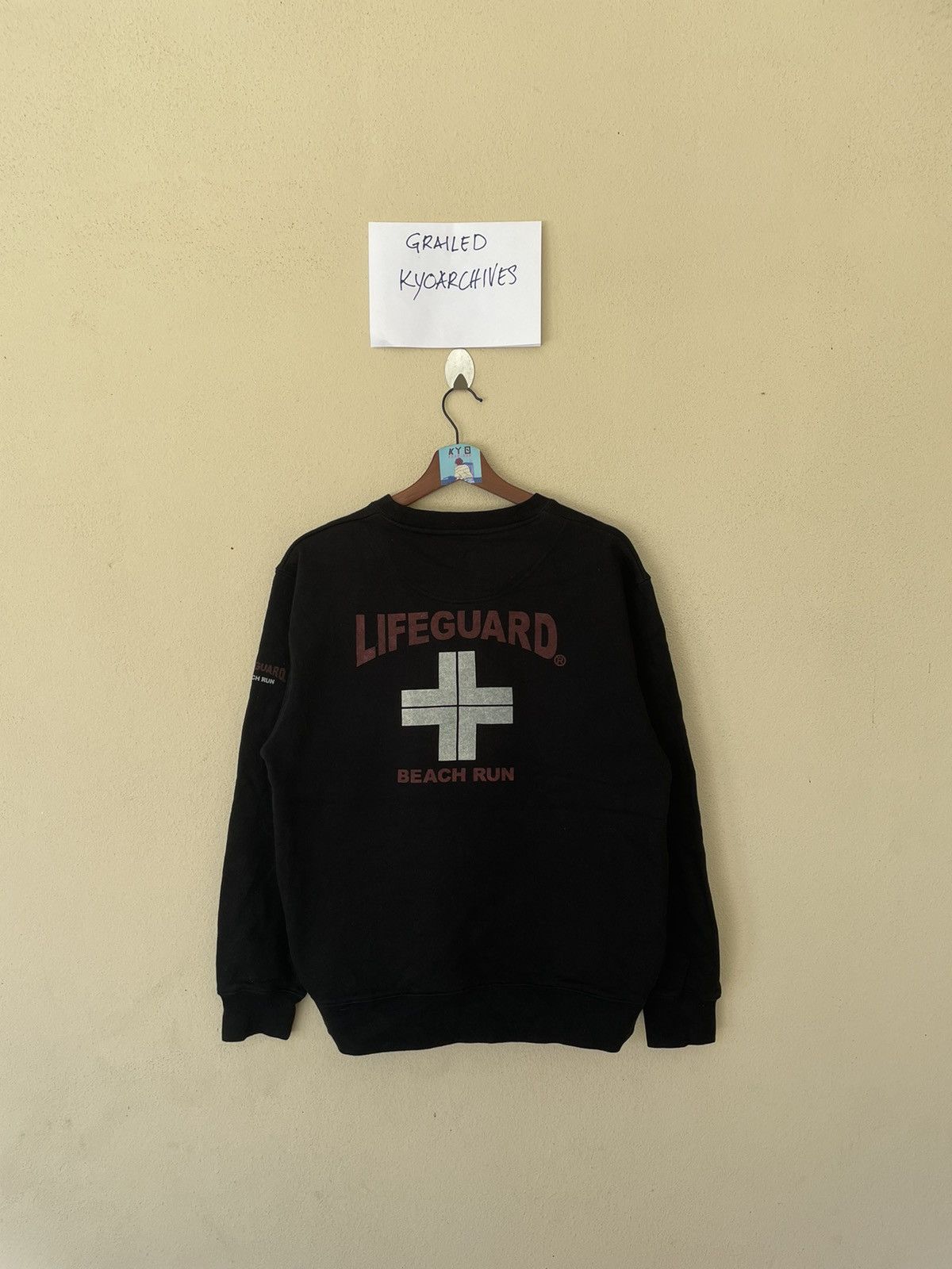 Japanese Brand LIFE GUARD BIG LOGO SWEATSHIRT Size US M / EU 48-50 / 2 - 1 Thumbnail