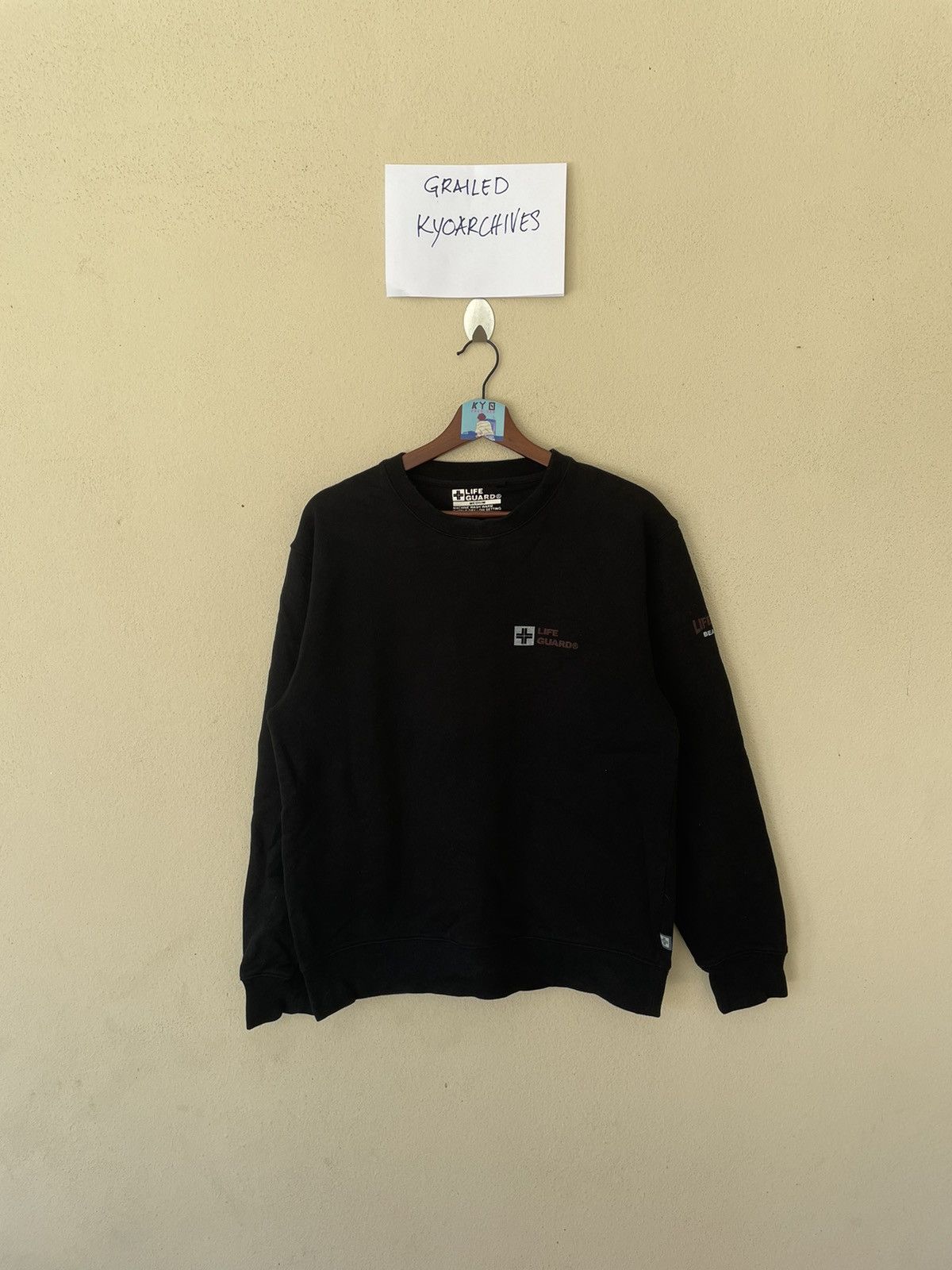 Japanese Brand LIFE GUARD BIG LOGO SWEATSHIRT Size US M / EU 48-50 / 2 - 3 Thumbnail