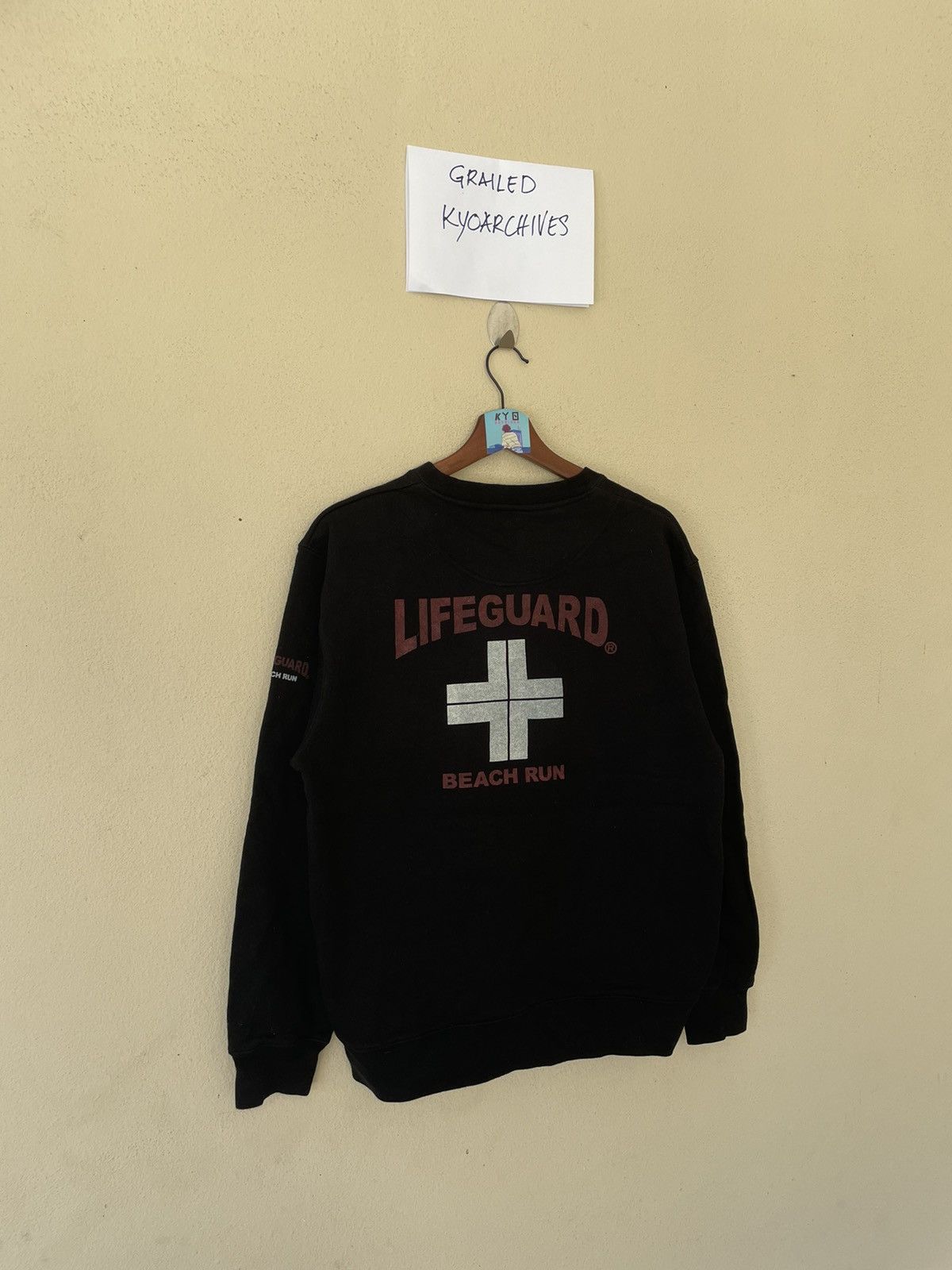 Japanese Brand LIFE GUARD BIG LOGO SWEATSHIRT Size US M / EU 48-50 / 2 - 2 Thumbnail