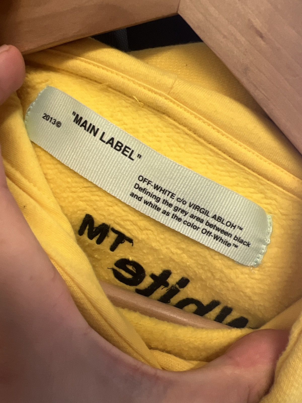 Off-White Off-White Yellow Wmns Hoodie Size XS / US 0-2 / IT 36-38 - 5 Thumbnail
