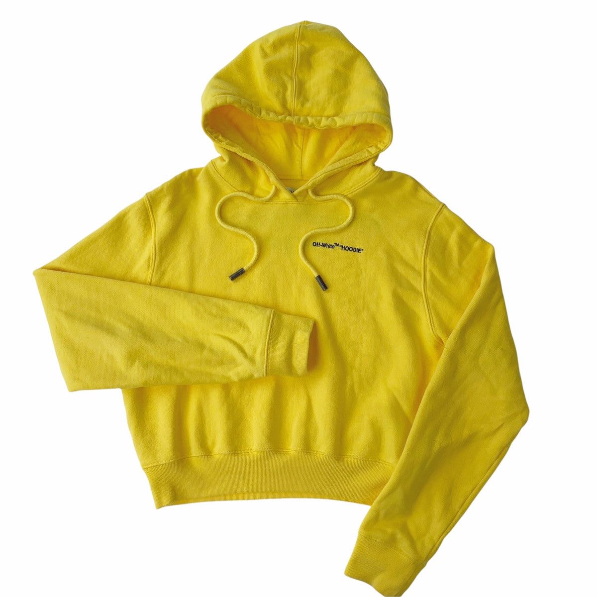 Off-White Off-White Yellow Wmns Hoodie Size XS / US 0-2 / IT 36-38 - 3 Thumbnail
