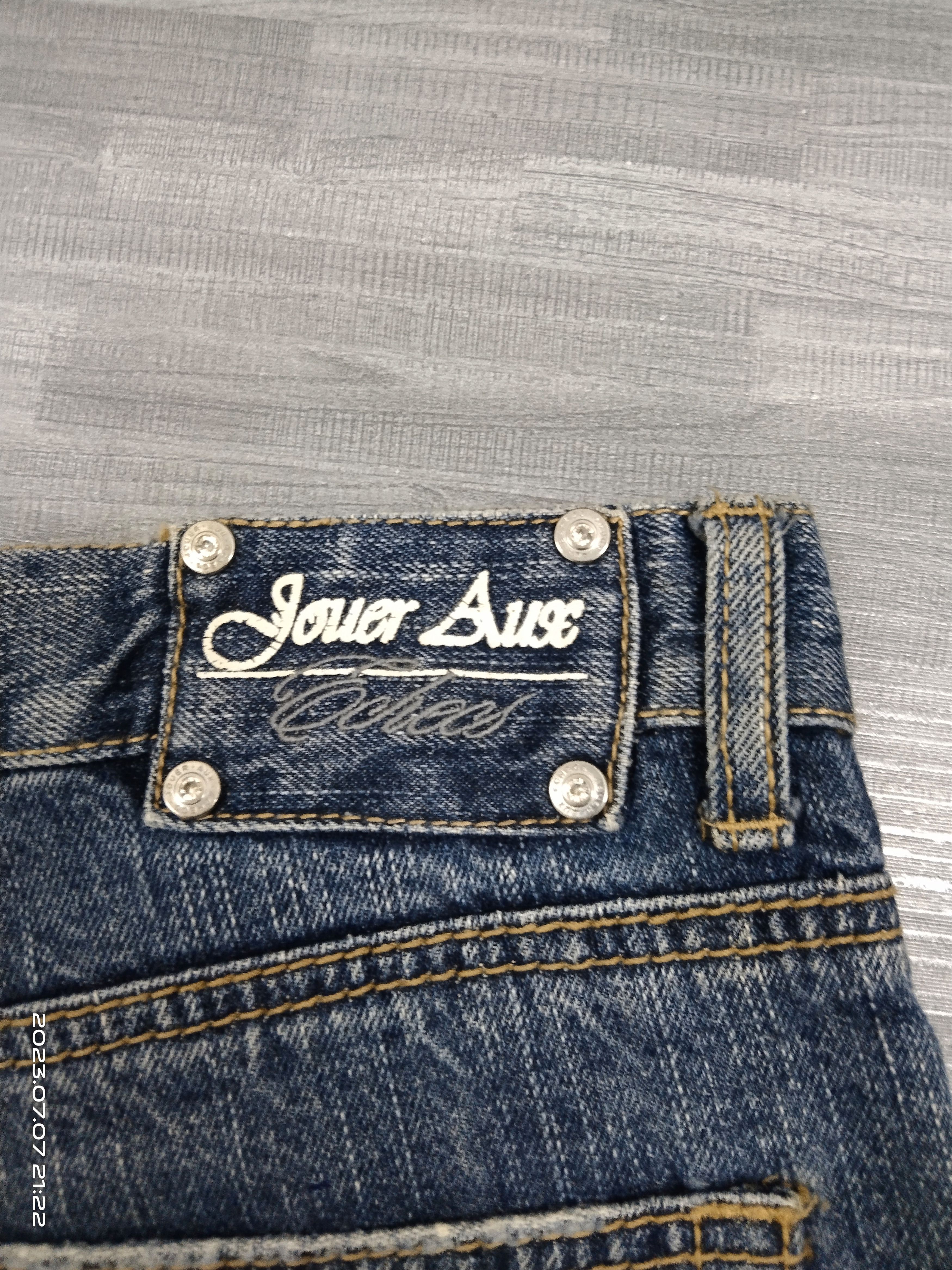 Art Comes First FLARE SPLATTED RIPED JOUER AUX DENIM PANTS Size US 29 - 8 Thumbnail