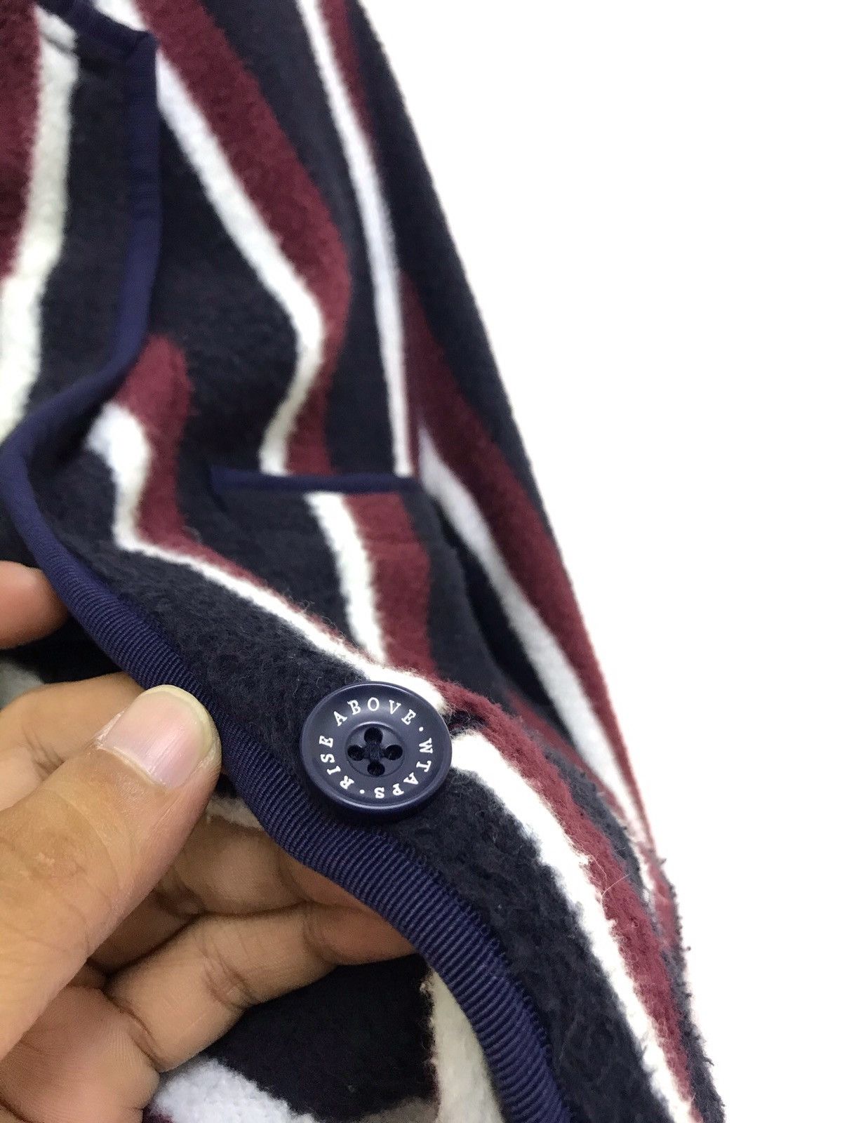 Japanese Brand Wtaps Fleece Cardigan Striped Made in Japan 6🟩1 Size US S / EU 44-46 / 1 - 5 Thumbnail