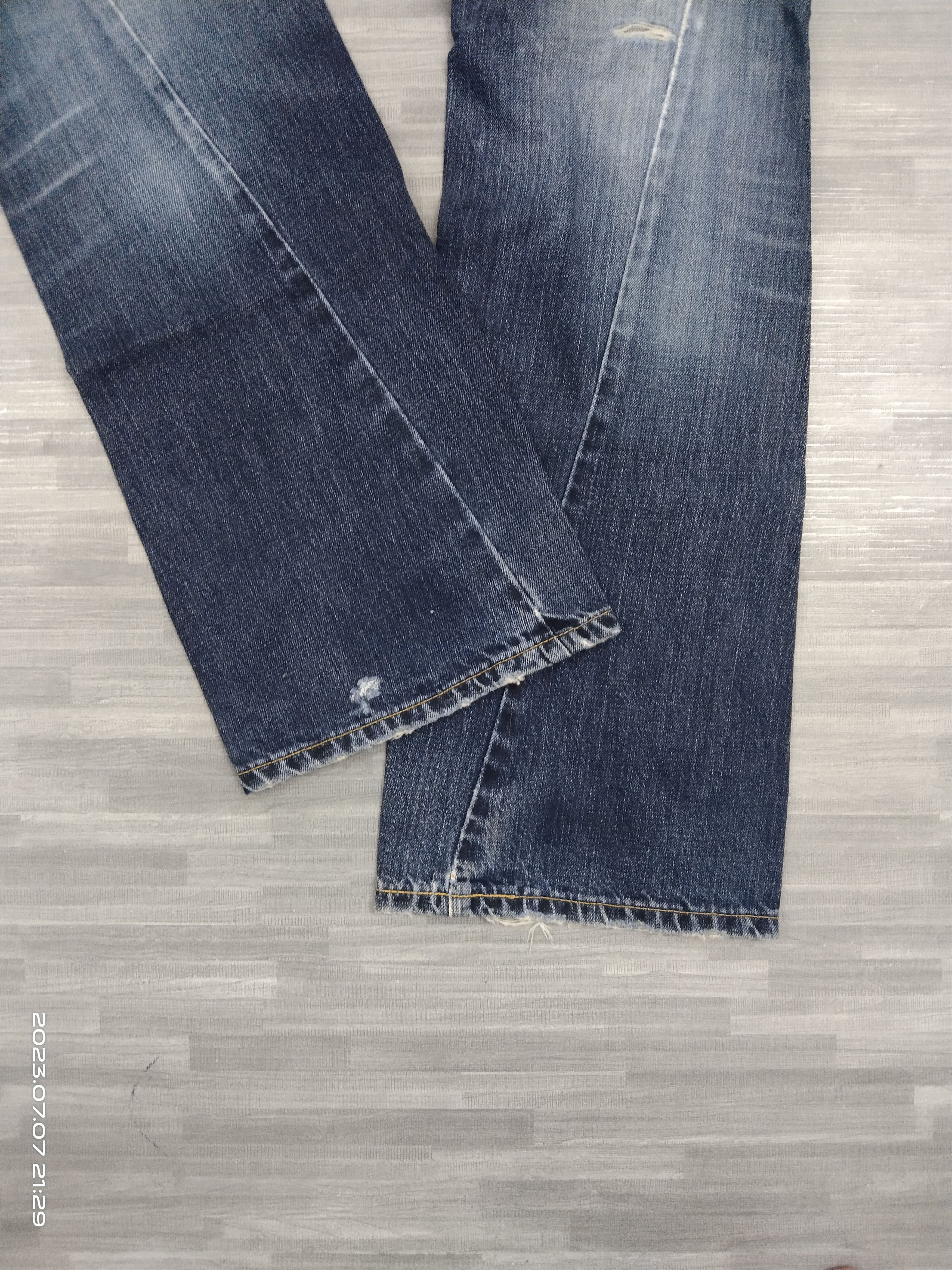 Lee FLARE TWIST SICK RIPED LEE X TK DENIM PANTS Size US 32 / EU 48 - 7 Thumbnail