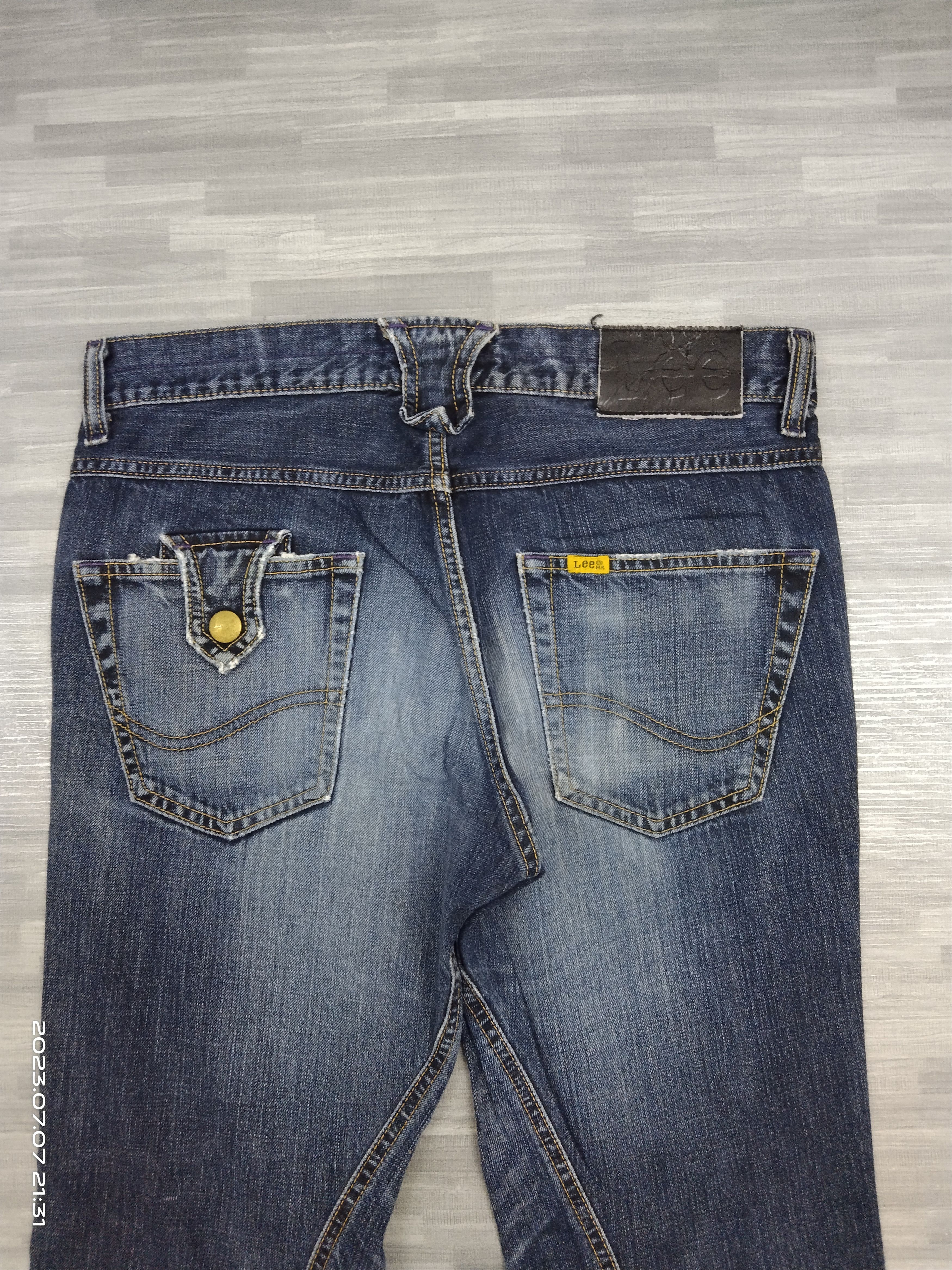 Lee FLARE TWIST SICK RIPED LEE X TK DENIM PANTS Size US 32 / EU 48 - 6 Thumbnail