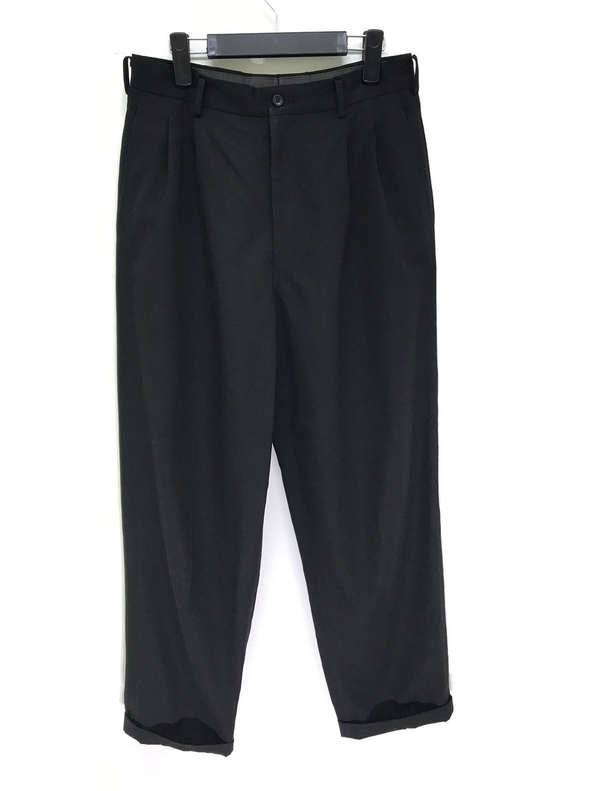 Comme des Garcons 🧛‍♀️AD 1998 CDG Homme Wool Trouser Balloon Wide Pant Size US 30 / EU 46 - 3 Thumbnail
