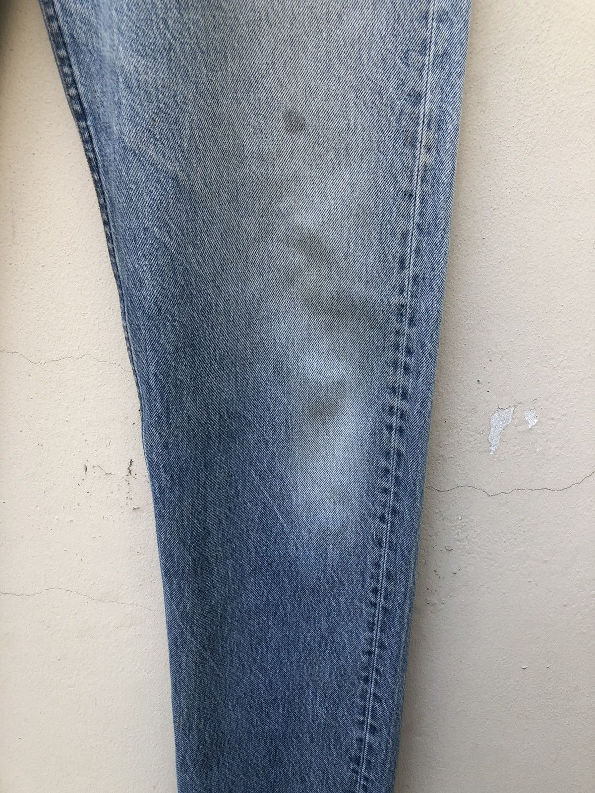 Levi's Vintage Late 80s Levi’s 501 Usa Jeans Ageing Faded Denim Size US 33 - 13 Thumbnail