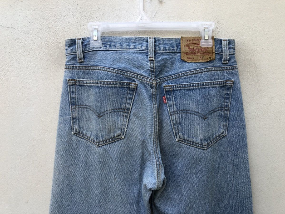 Levi's Vintage Late 80s Levi’s 501 Usa Jeans Ageing Faded Denim Size US 33 - 16 Thumbnail