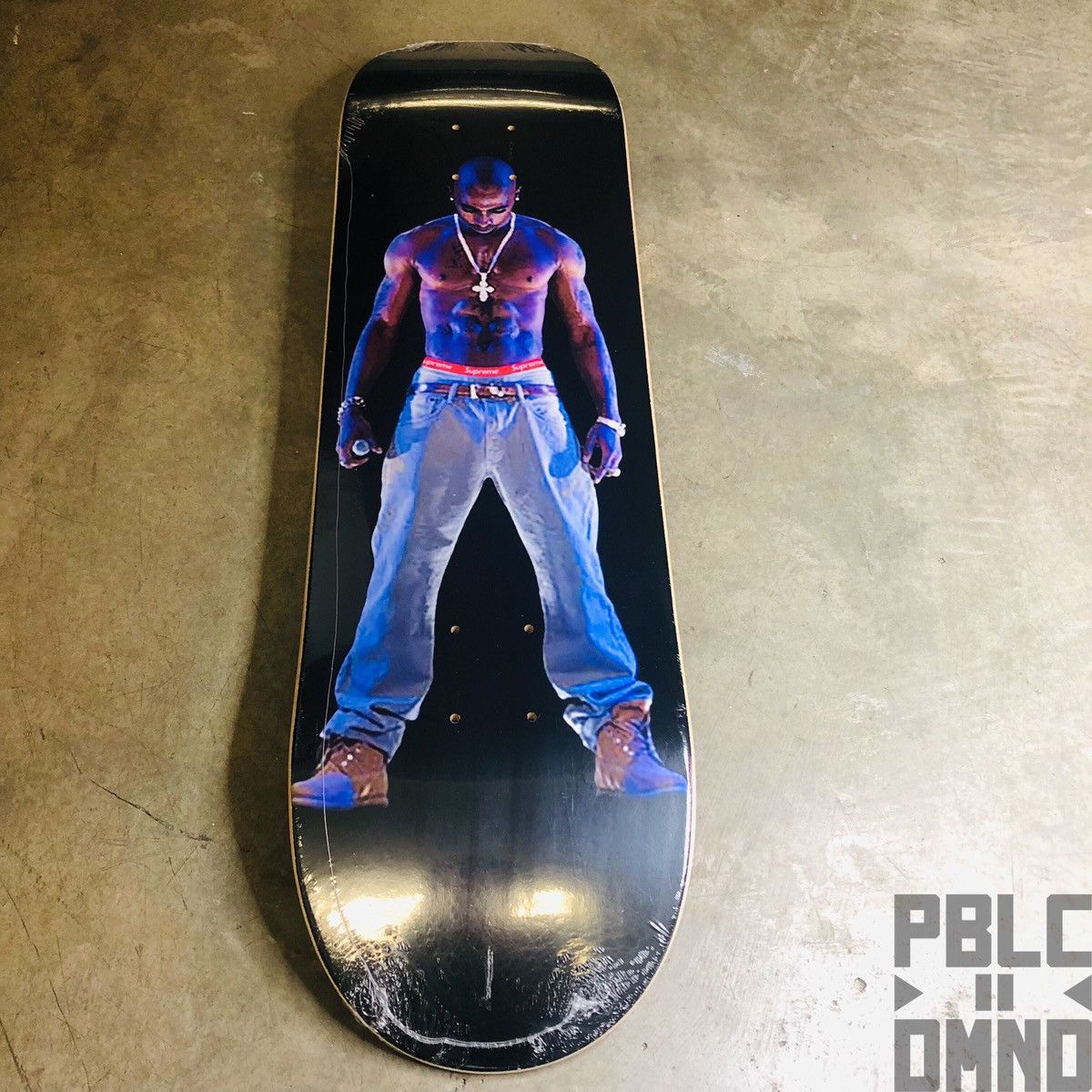 Supreme Supreme Tupac Hologram Skateboard Deck Black | Grailed