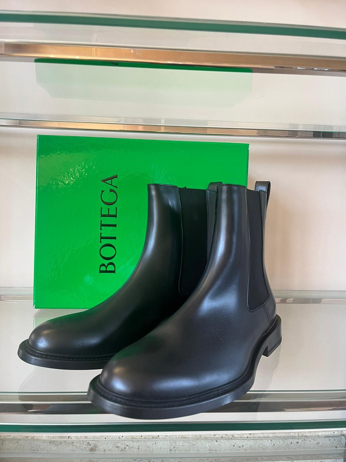 Bottega Veneta Chelsea Boots in Tokyo Brush Calf in Black Size US 11 / EU 44 - 6 Thumbnail