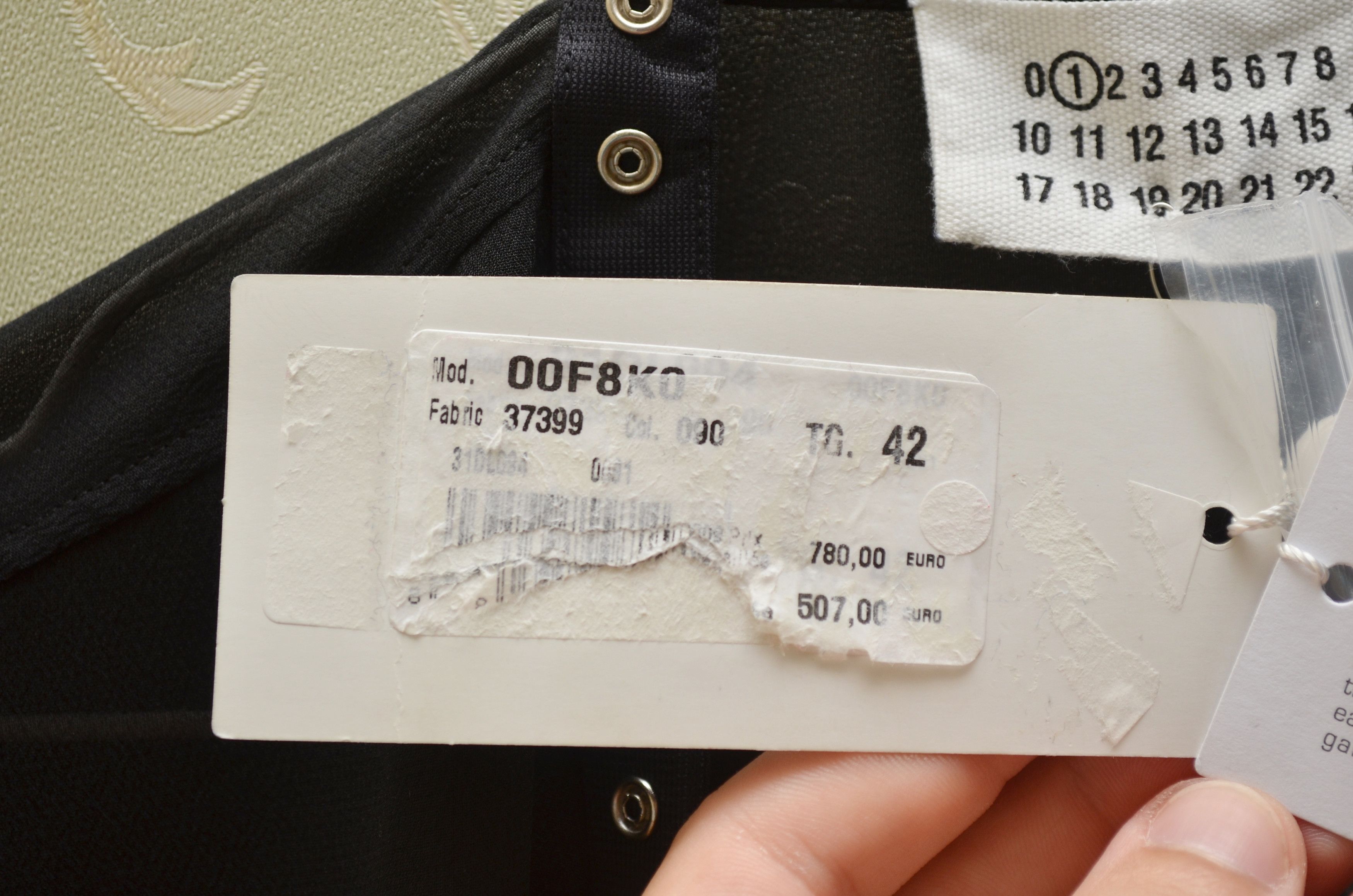 Designer × Maison Margiela Maison Martin Margiela MM1 Black Blouse BNWT 780€ Size M / US 6-8 / IT 42-44 - 10 Thumbnail