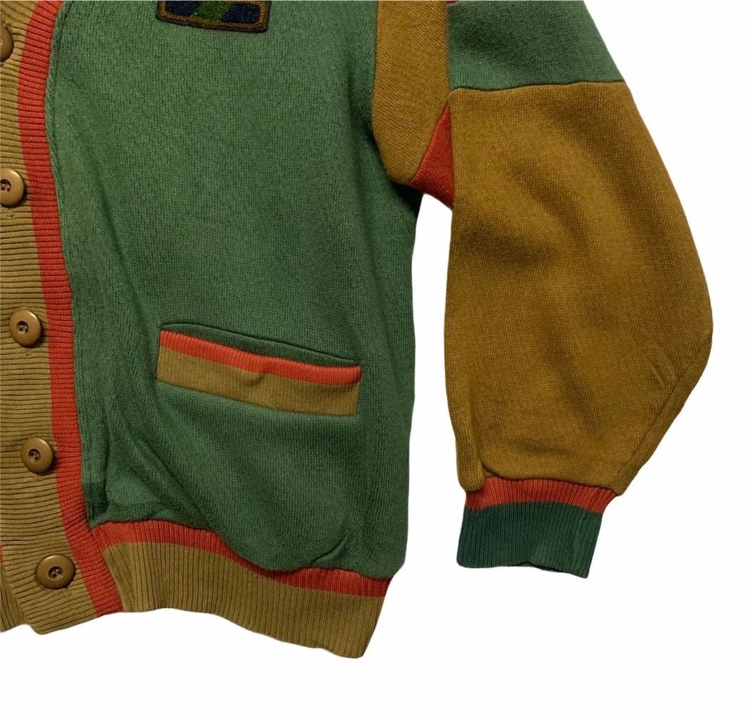 McGregor × Vintage 💥RARE! 1990’s Vintage McGregor Cardigan Tritone Sweater Size US L / EU 52-54 / 3 - 4 Thumbnail