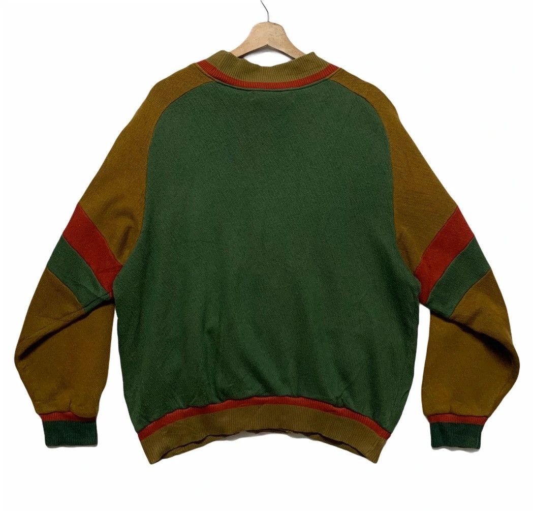 McGregor × Vintage 💥RARE! 1990’s Vintage McGregor Cardigan Tritone Sweater Size US L / EU 52-54 / 3 - 5 Thumbnail