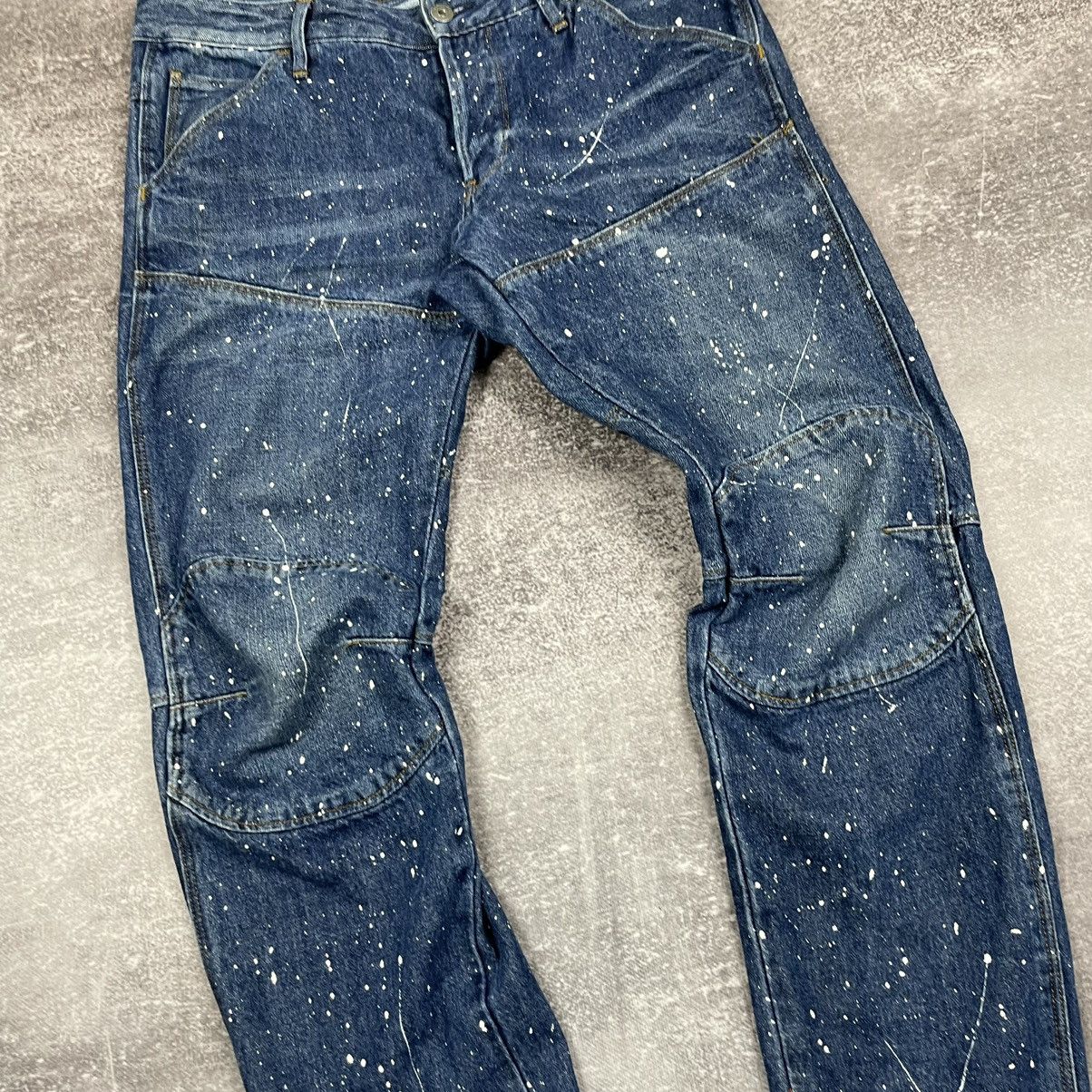 G-Star G-Star Raw Blue 30x30 Painted Jeans Size US 30 / EU 46 - 6 Thumbnail