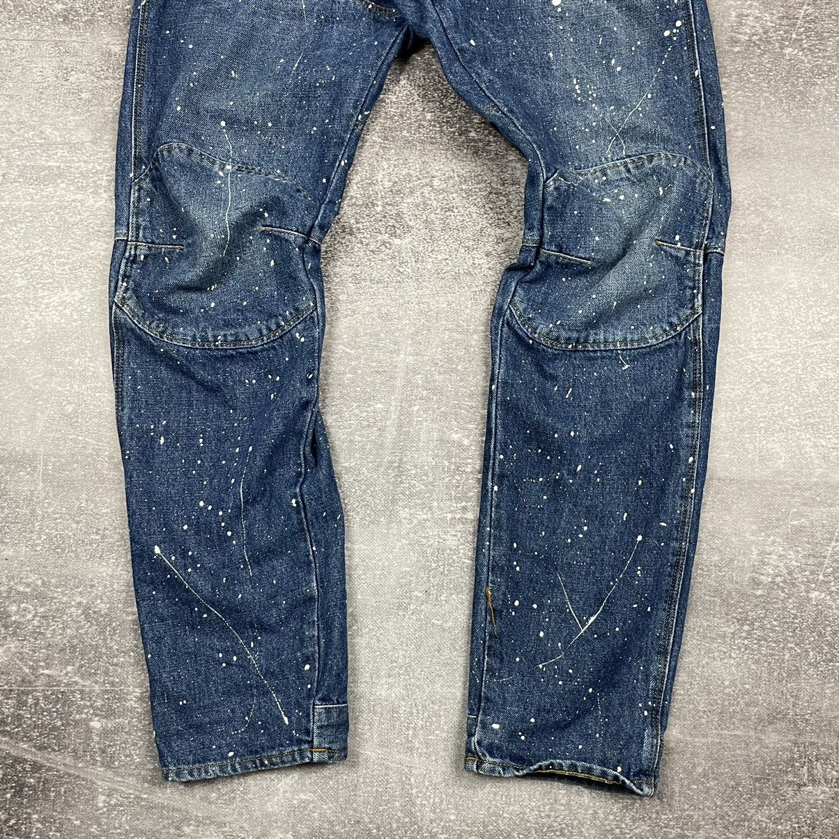 G-Star G-Star Raw Blue 30x30 Painted Jeans Size US 30 / EU 46 - 3 Thumbnail