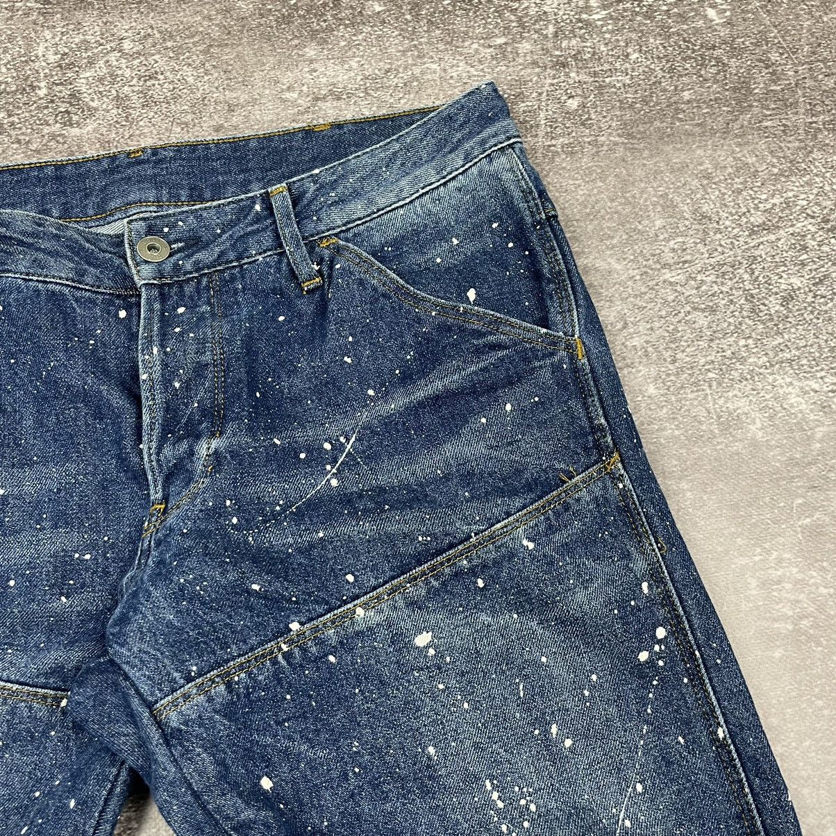 G-Star G-Star Raw Blue 30x30 Painted Jeans Size US 30 / EU 46 - 5 Thumbnail