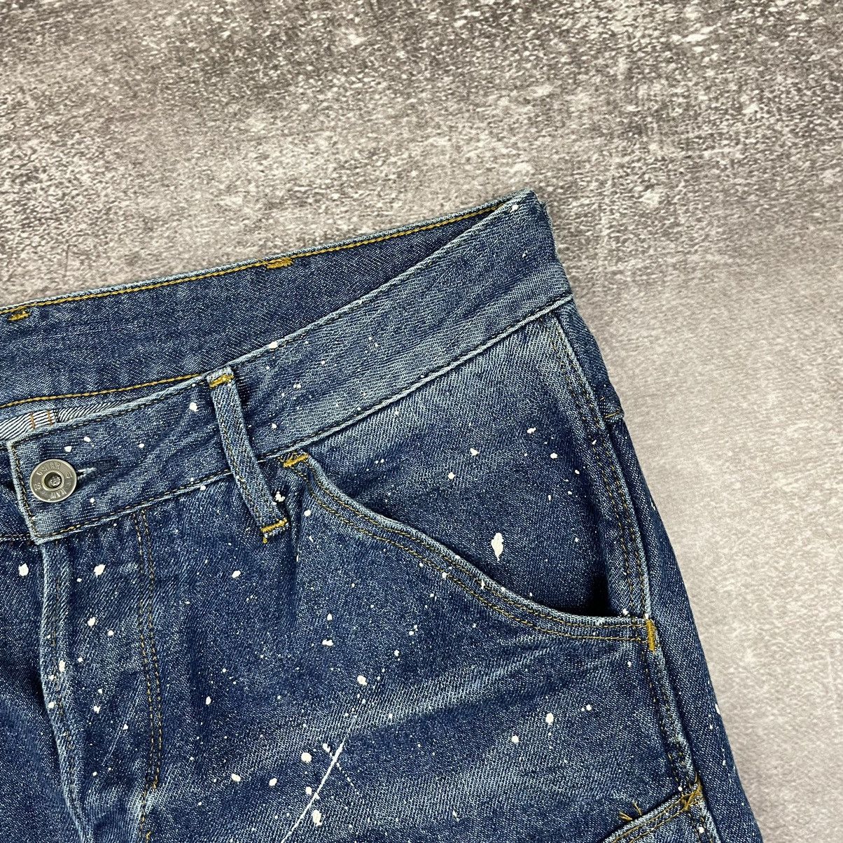 G-Star G-Star Raw Blue 30x30 Painted Jeans Size US 30 / EU 46 - 9 Thumbnail