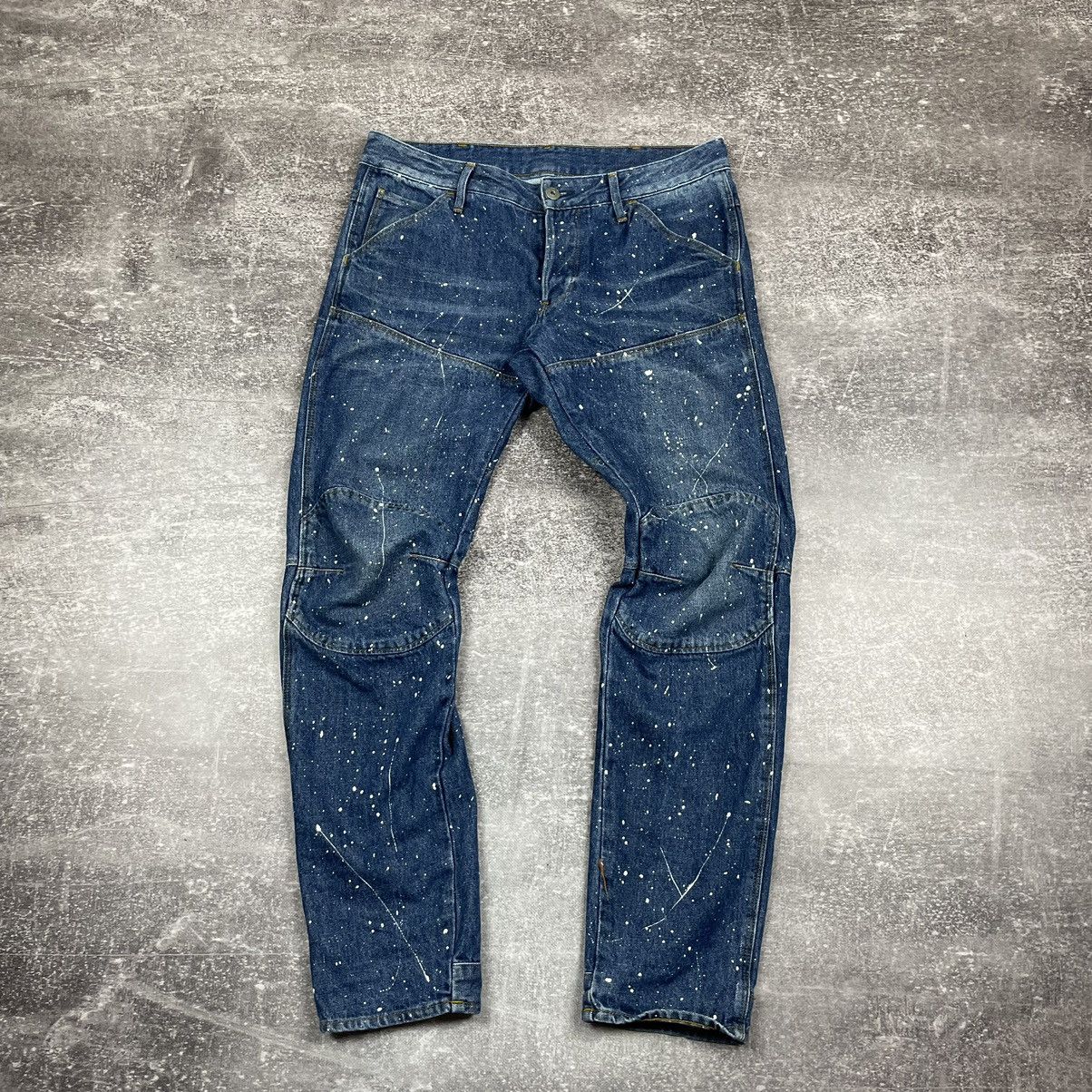 G-Star G-Star Raw Blue 30x30 Painted Jeans Size US 30 / EU 46 - 1 Thumbnail