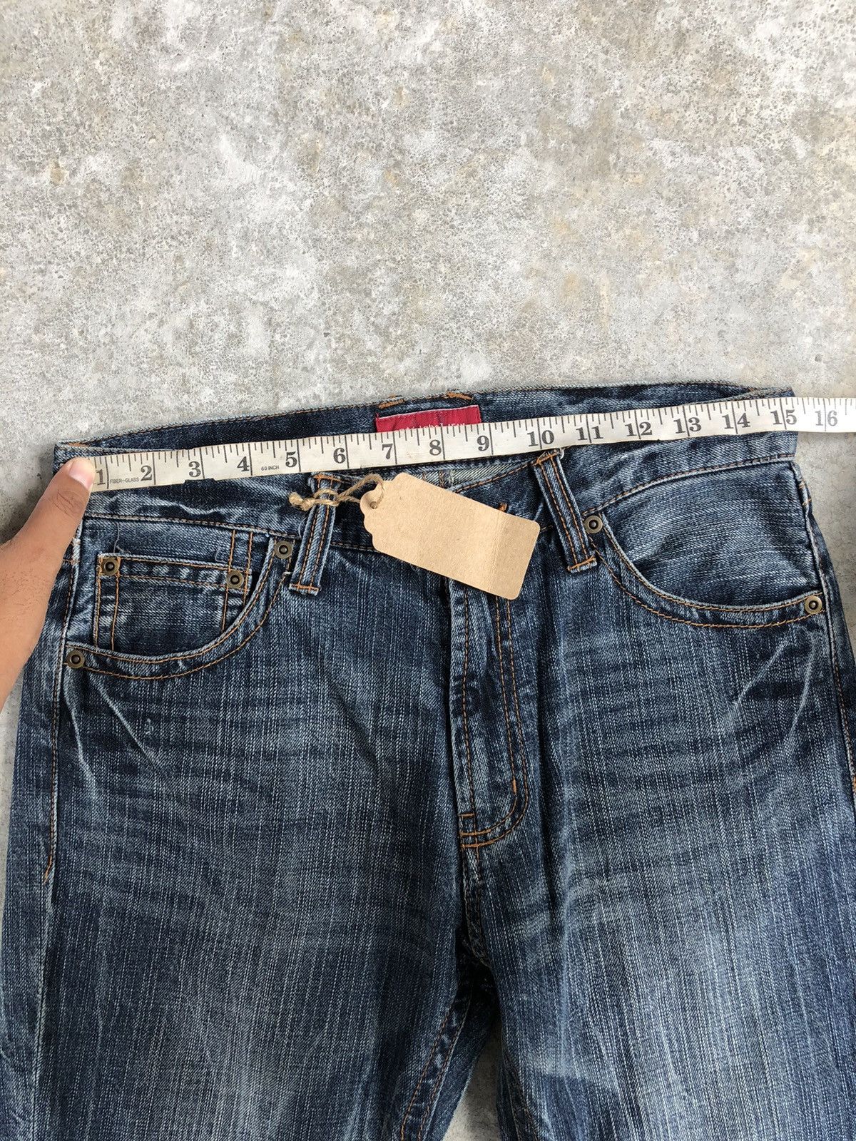 If Six Was Nine Japanese A/L Flared Jeans Distressed Jeans Size US 30 / EU 46 - 19 Thumbnail