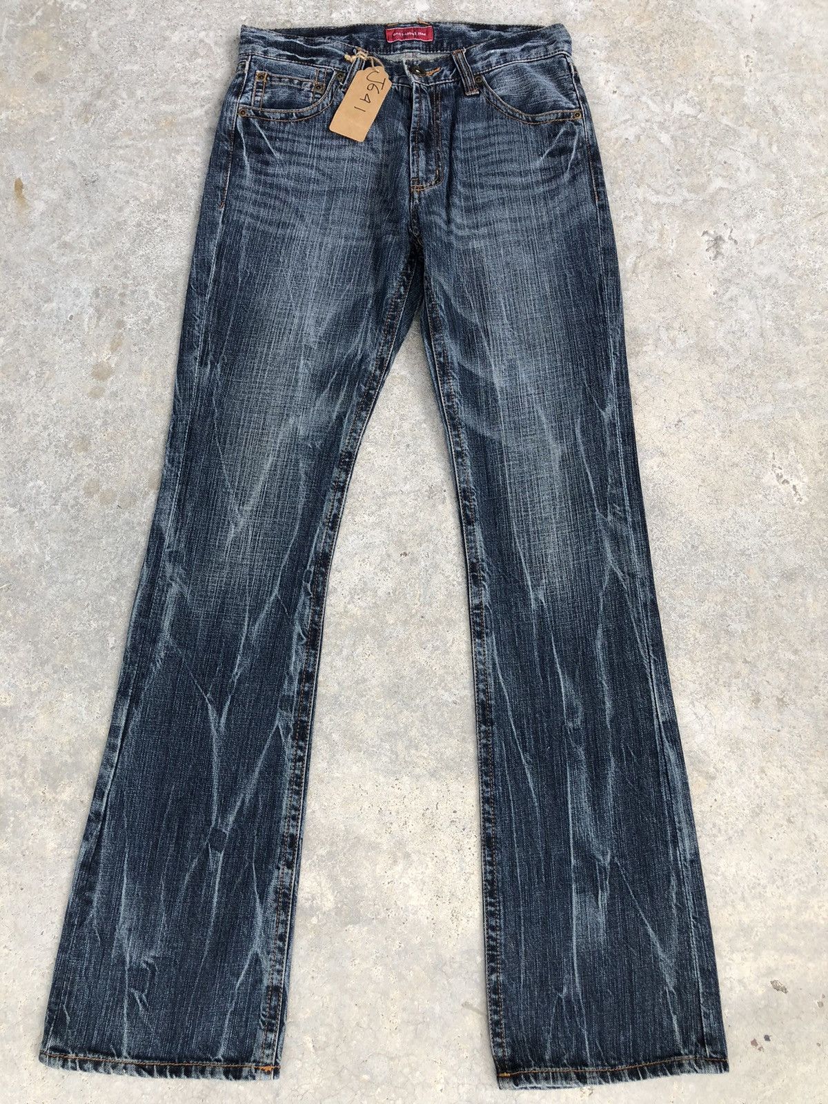 If Six Was Nine Japanese A/L Flared Jeans Distressed Jeans Size US 30 / EU 46 - 3 Thumbnail