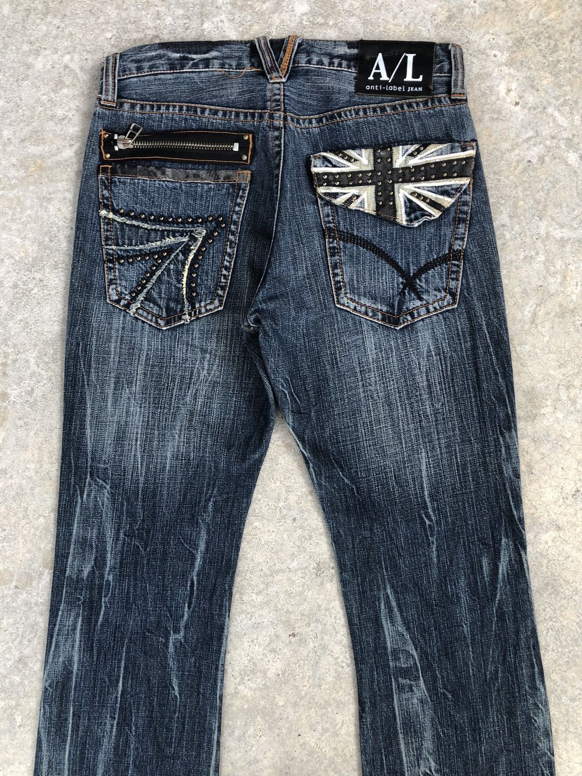 If Six Was Nine Japanese A/L Flared Jeans Distressed Jeans Size US 30 / EU 46 - 9 Thumbnail