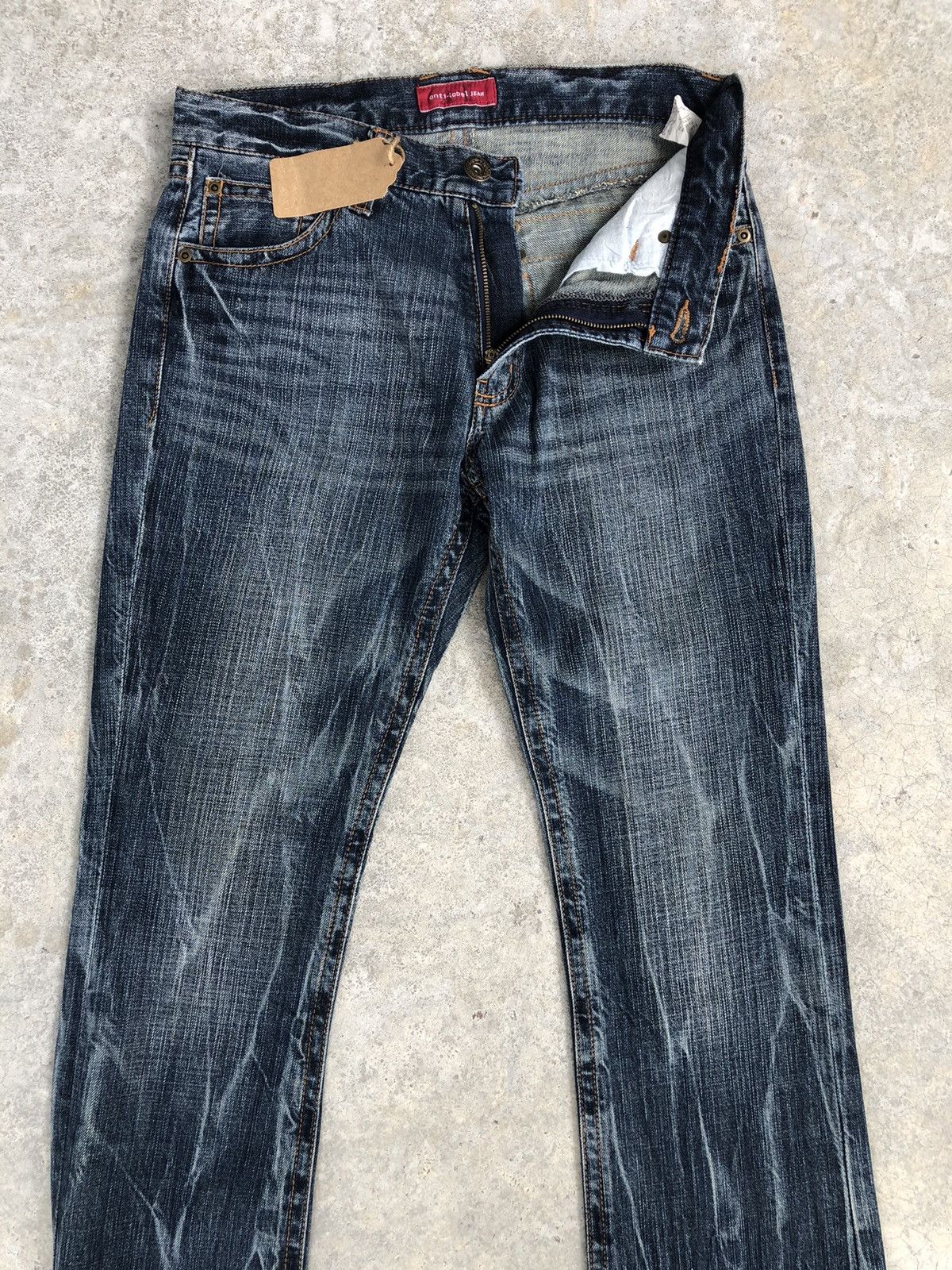 If Six Was Nine Japanese A/L Flared Jeans Distressed Jeans Size US 30 / EU 46 - 4 Thumbnail