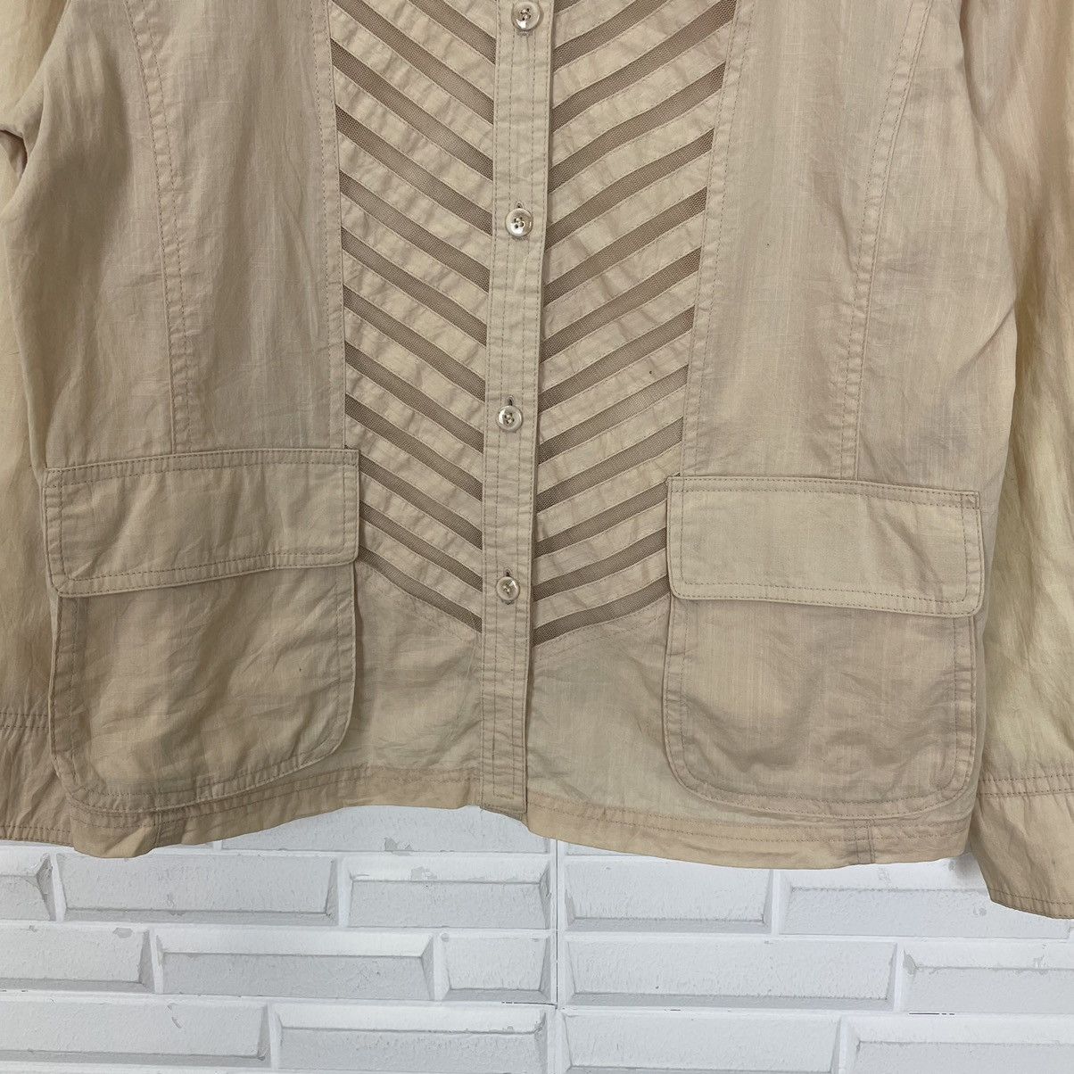 Vintage 🔥LAST PRICE🔥 Japanese Rare Design Button Up Shirt Size M / US 6-8 / IT 42-44 - 5 Thumbnail