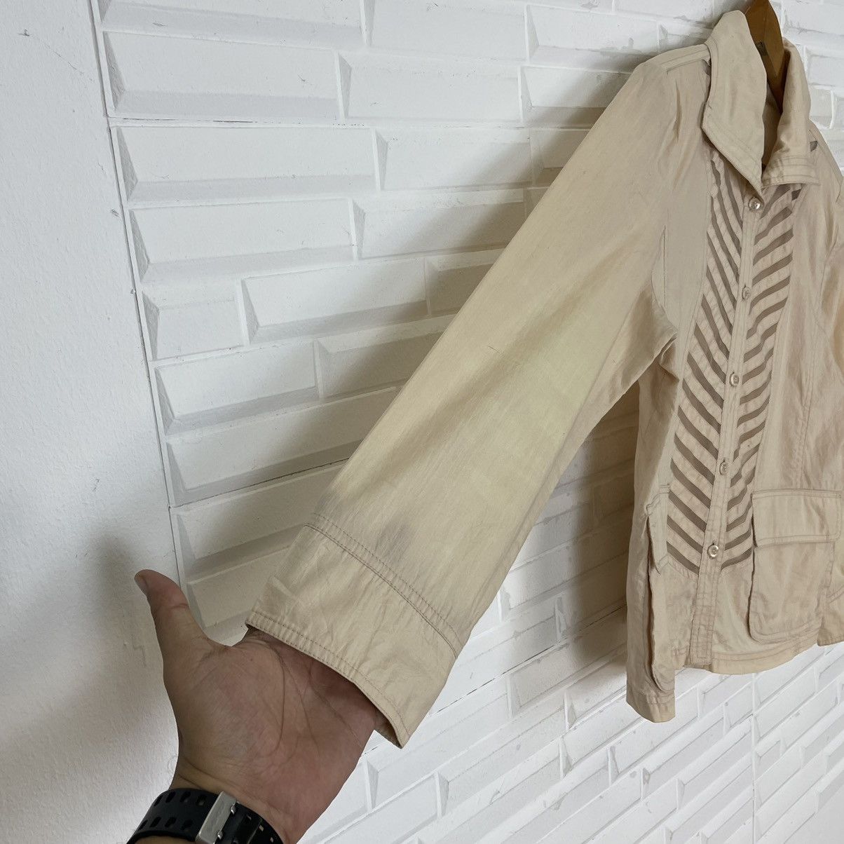 Vintage 🔥LAST PRICE🔥 Japanese Rare Design Button Up Shirt Size M / US 6-8 / IT 42-44 - 7 Thumbnail
