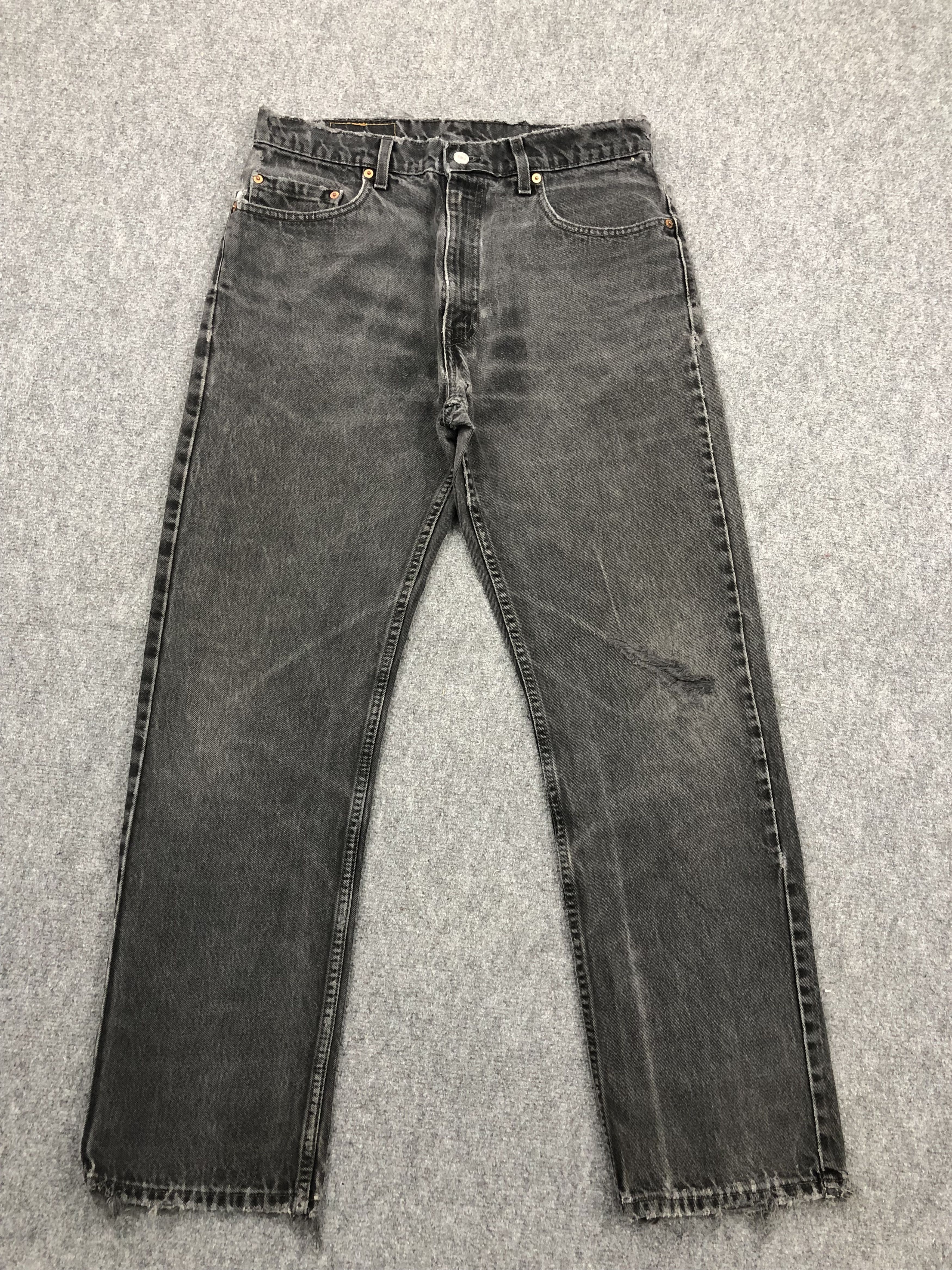 Levi's × Vintage Vintage 90s Levis 505 Faded Blue Jeans DP1565 Size US 34 / EU 50 - 1 Thumbnail