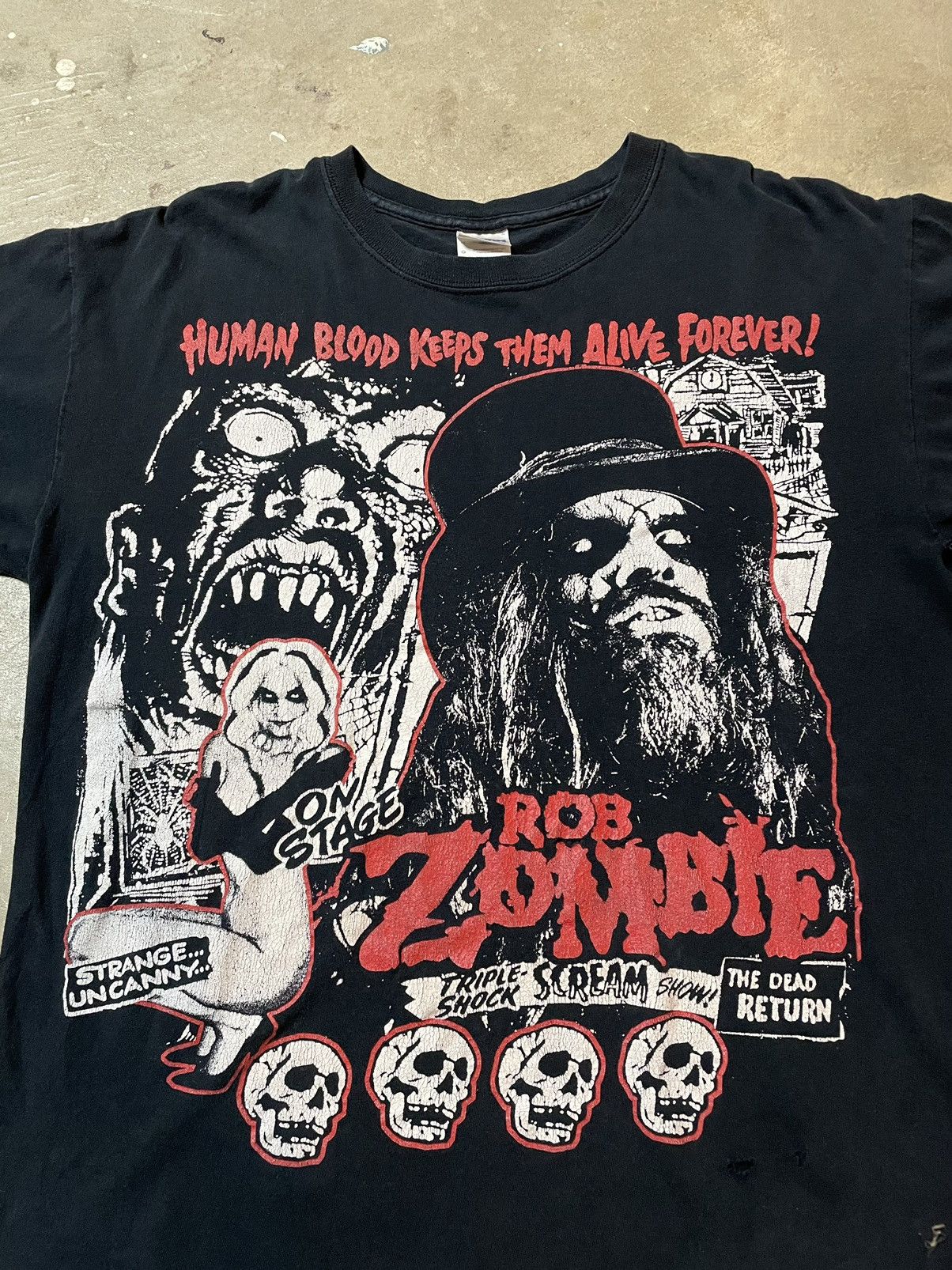 Band Tees 2005 Rob Zombie Tee Size US L / EU 52-54 / 3 - 2 Thumbnail