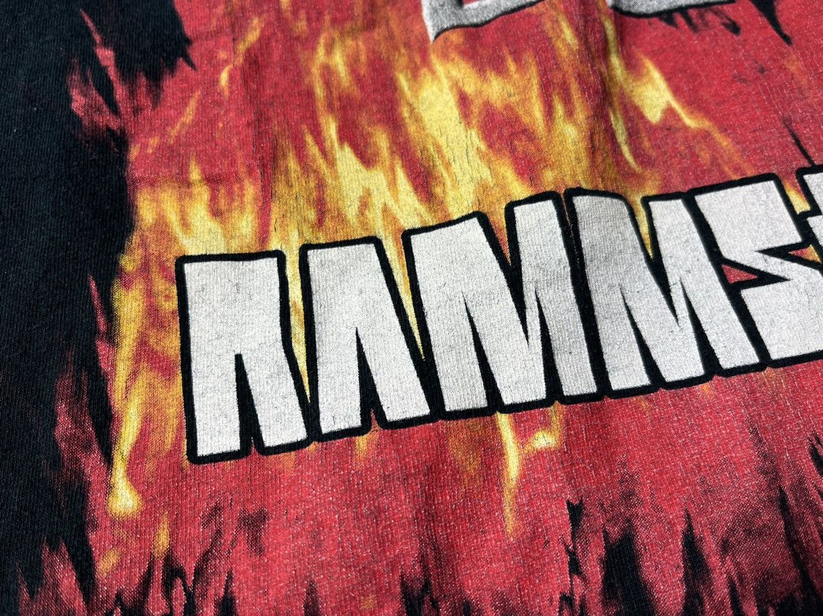 Band Tees Rammstein T-shirt fire logo size Medium y2k Size US M / EU 48-50 / 2 - 6 Thumbnail