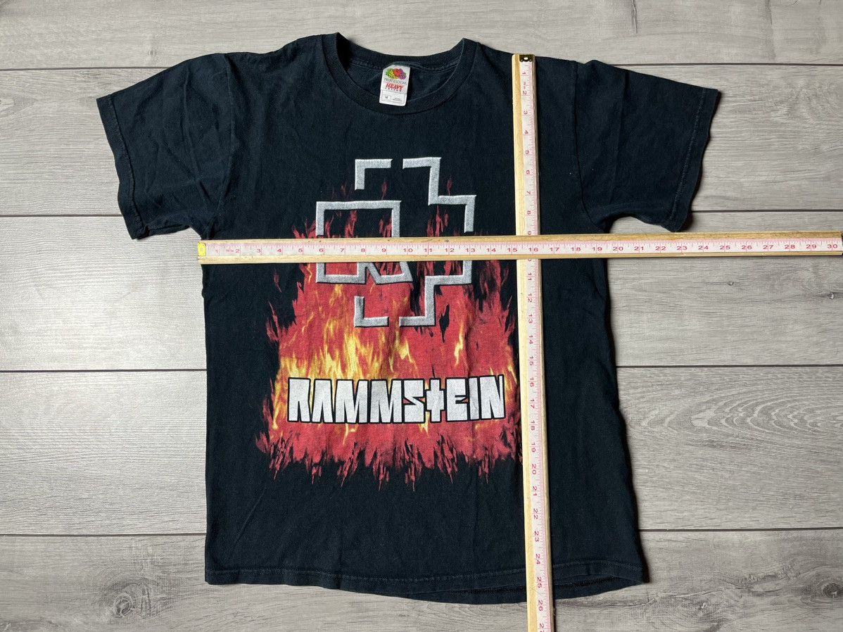Band Tees Rammstein T-shirt fire logo size Medium y2k Size US M / EU 48-50 / 2 - 3 Thumbnail