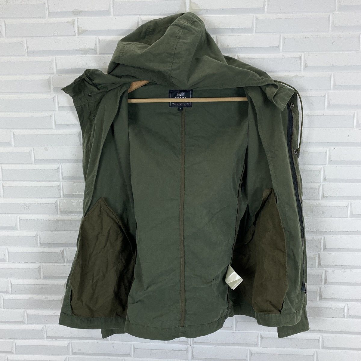 Beams Plus Beams Heart Zipper Snap Button Up Hooded Jacket Size US S / EU 44-46 / 1 - 17 Thumbnail