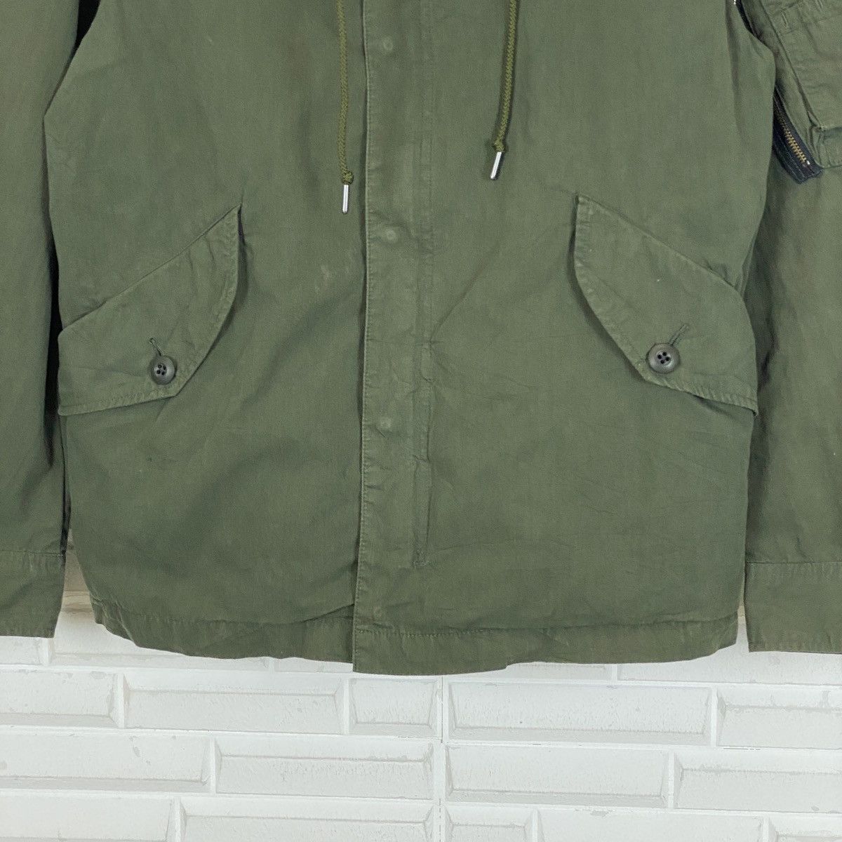 Beams Plus Beams Heart Zipper Snap Button Up Hooded Jacket Size US S / EU 44-46 / 1 - 6 Thumbnail