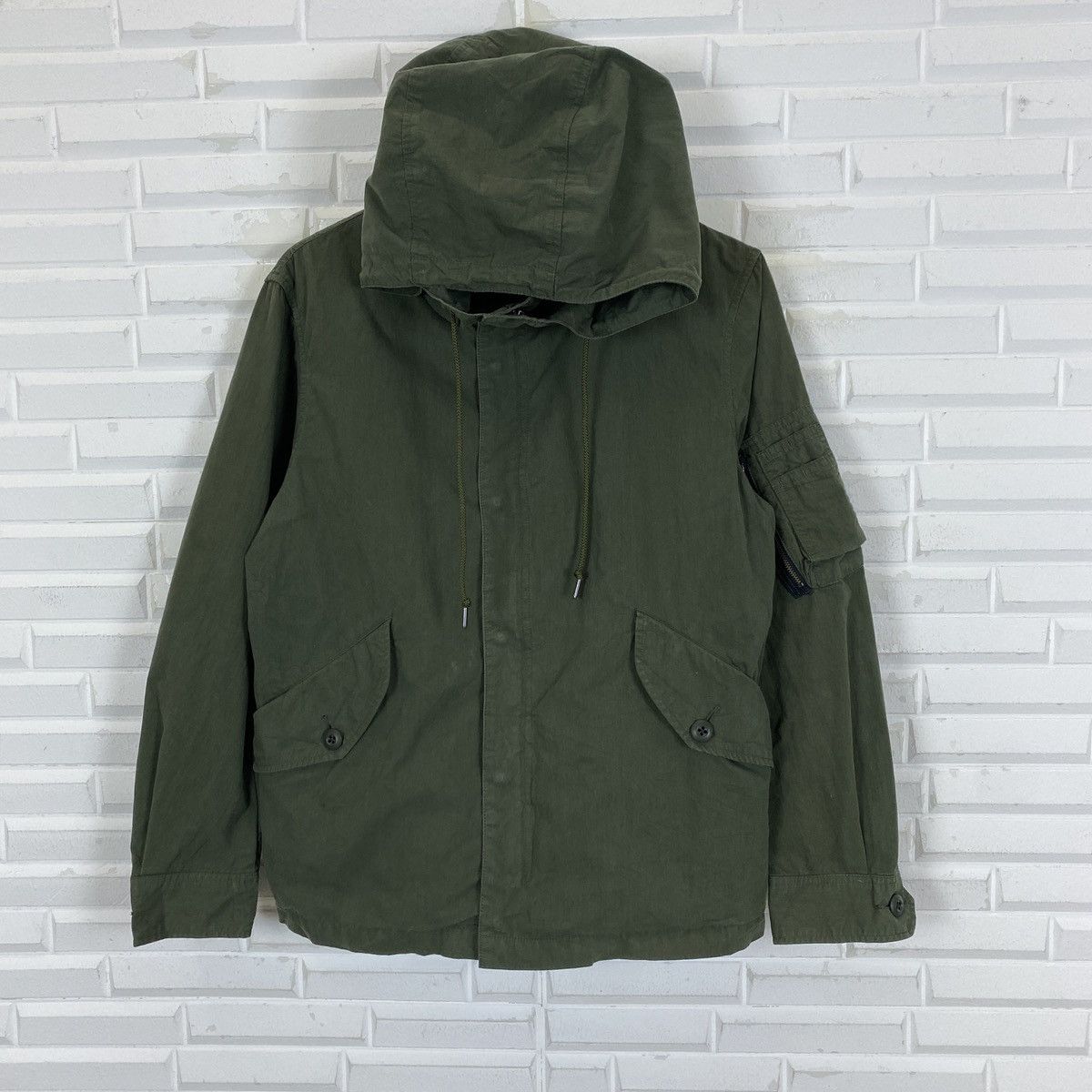 Beams Plus Beams Heart Zipper Snap Button Up Hooded Jacket Size US S / EU 44-46 / 1 - 2 Thumbnail
