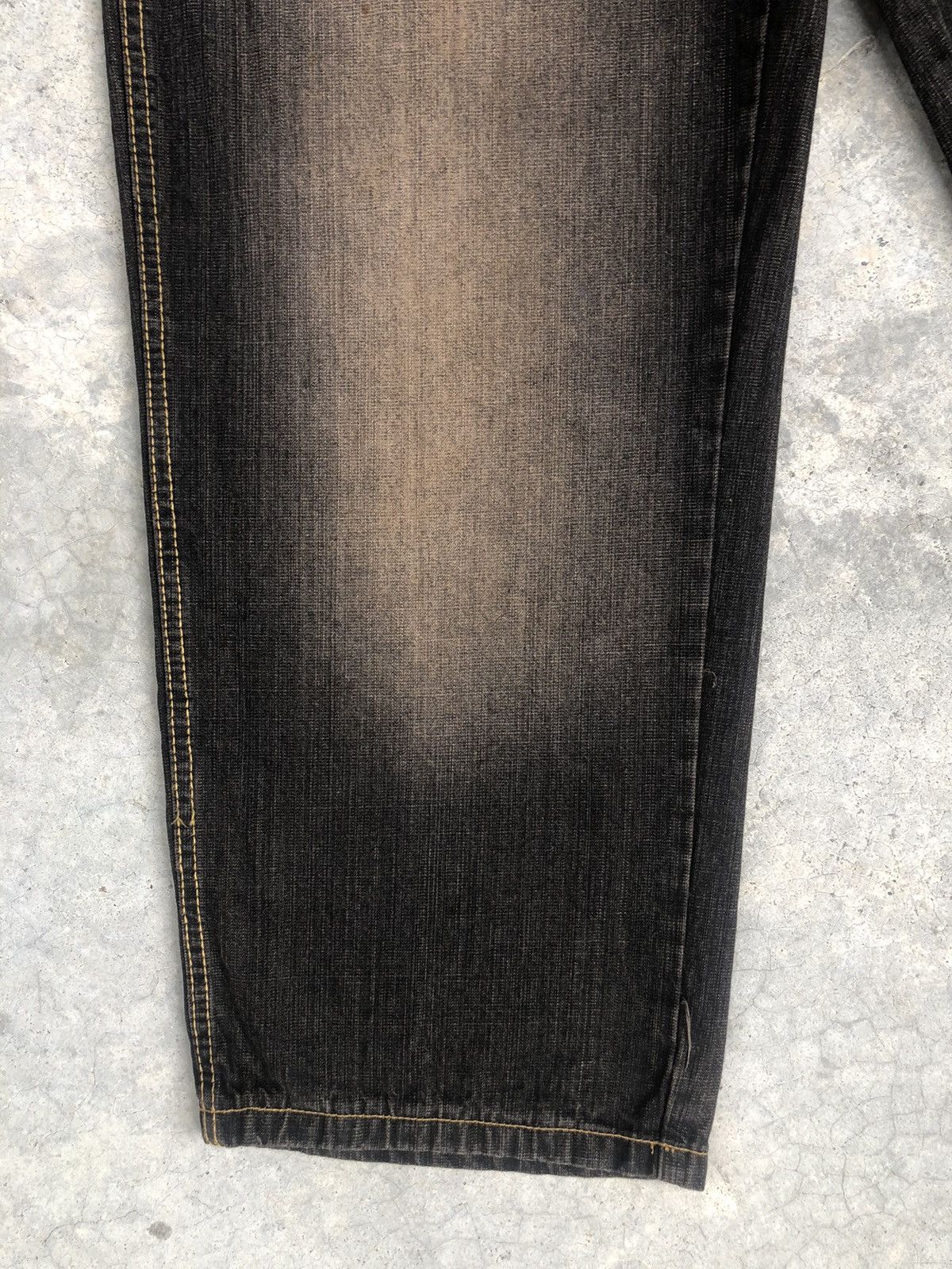 Japanese Brand Japanese Baseline Mudwash Baggy Jeans Hip Hop Distressed Size US 35 - 6 Thumbnail